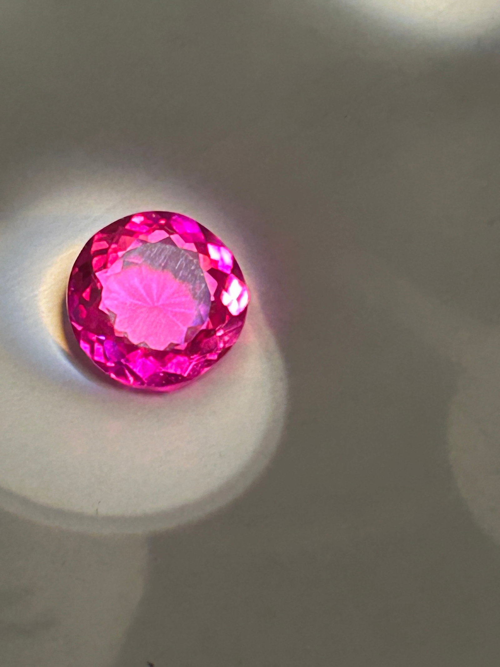 5.00 Carat ---- Natural Ceylon Pink Sapphire ---- Oval Cut---- GGI Certified: An exceptional high-impact gemstone. Sourced from Ceylon, a stone of this size and cut features a brilliant facet pattern, maximizing sparkle. This stone exhibits vibrant pink intense hues. Featuring 