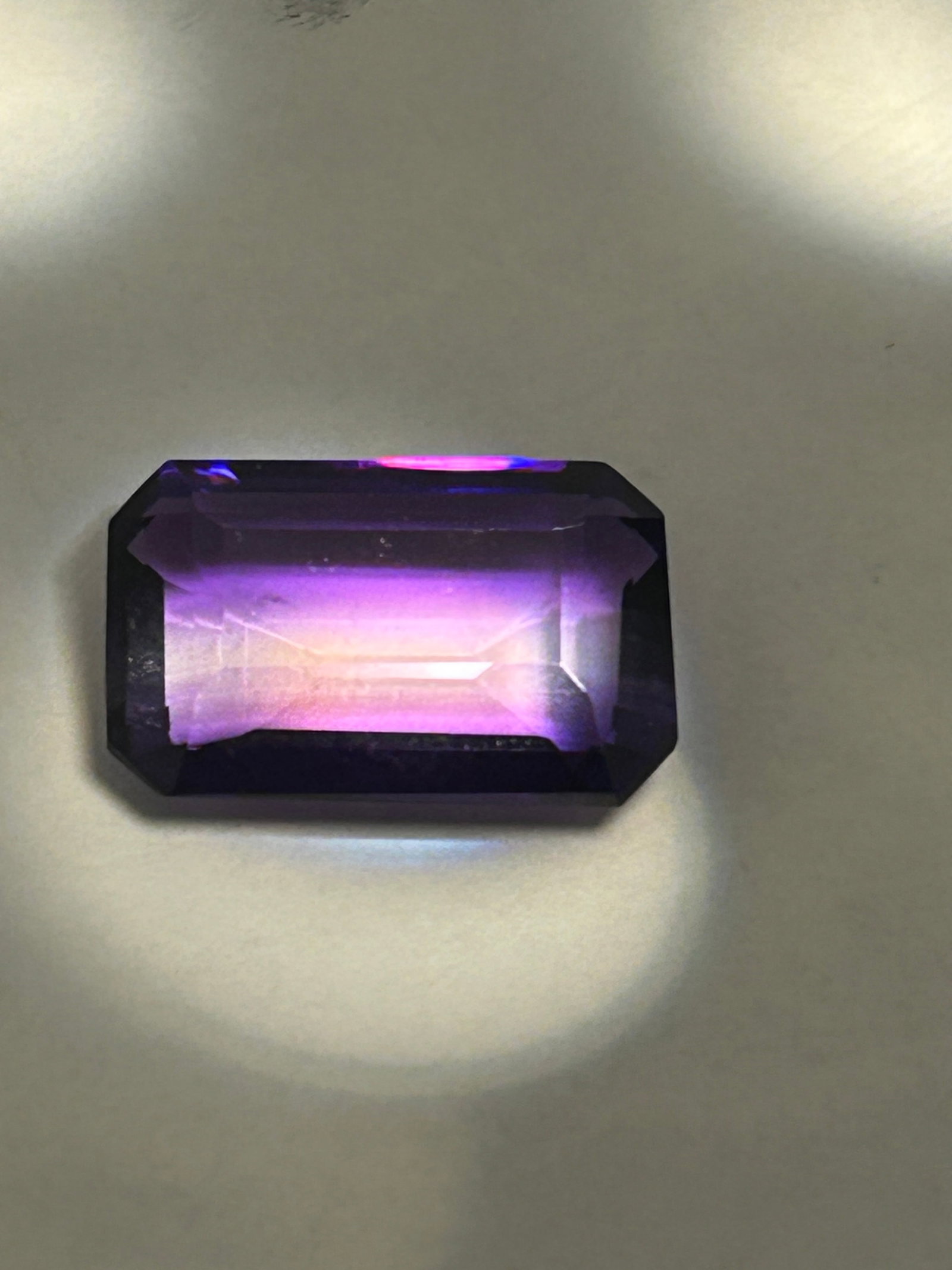 17.40 Carat ---- Natural Bi Color Bolivian Ametrine ---- Emerald Cut----EGL Certified (1 of 3)