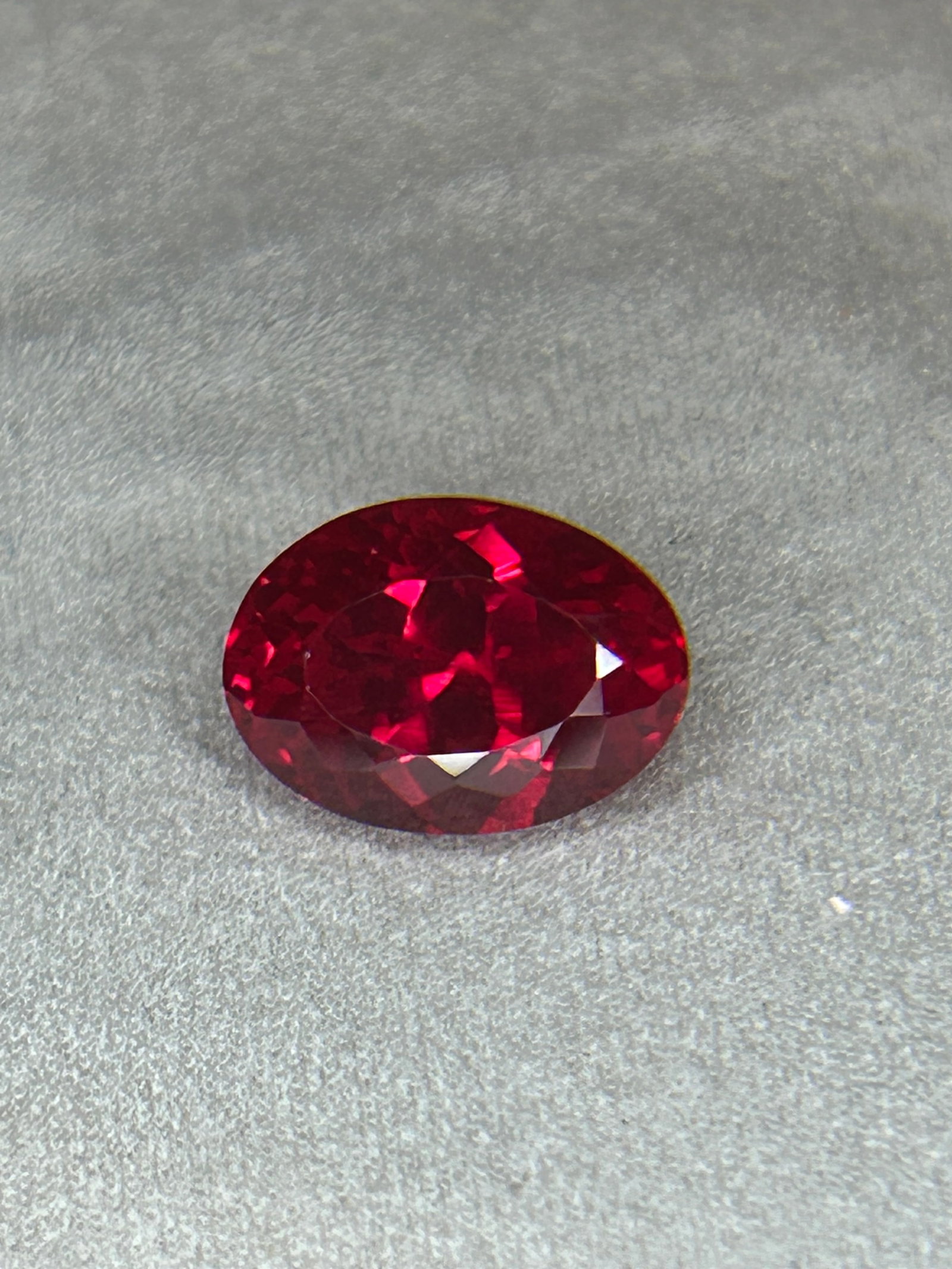7.20 Carat ---- Natural Mozambique Ruby ---Brilliant Oval Cut ----AGL Certified (1 of 3)