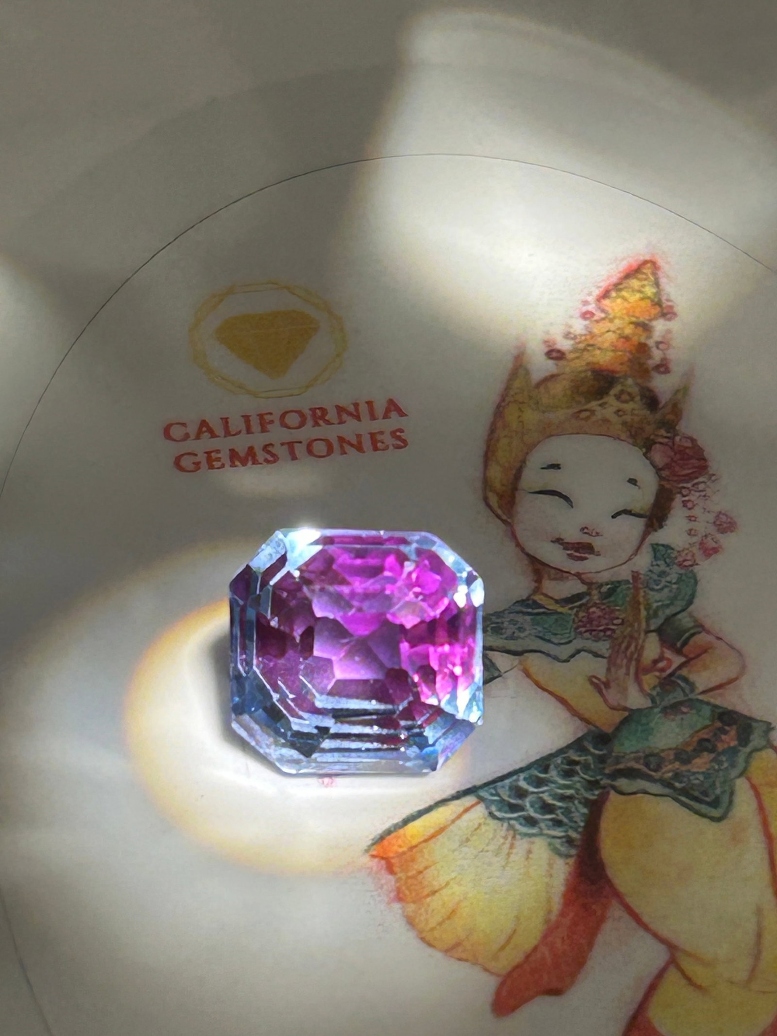 10.0 Carat ---- Natural Ceylon Pink Sapphire PAIR -- Brilliant Round Cut--EGL Certified: In a Radiant Cut is a rare, dual-colored gemstone featuring a striking rectangular or square shape with brilliant-cut facets. Also known as Pitambari Neelam, it showcases a natural color split or blen