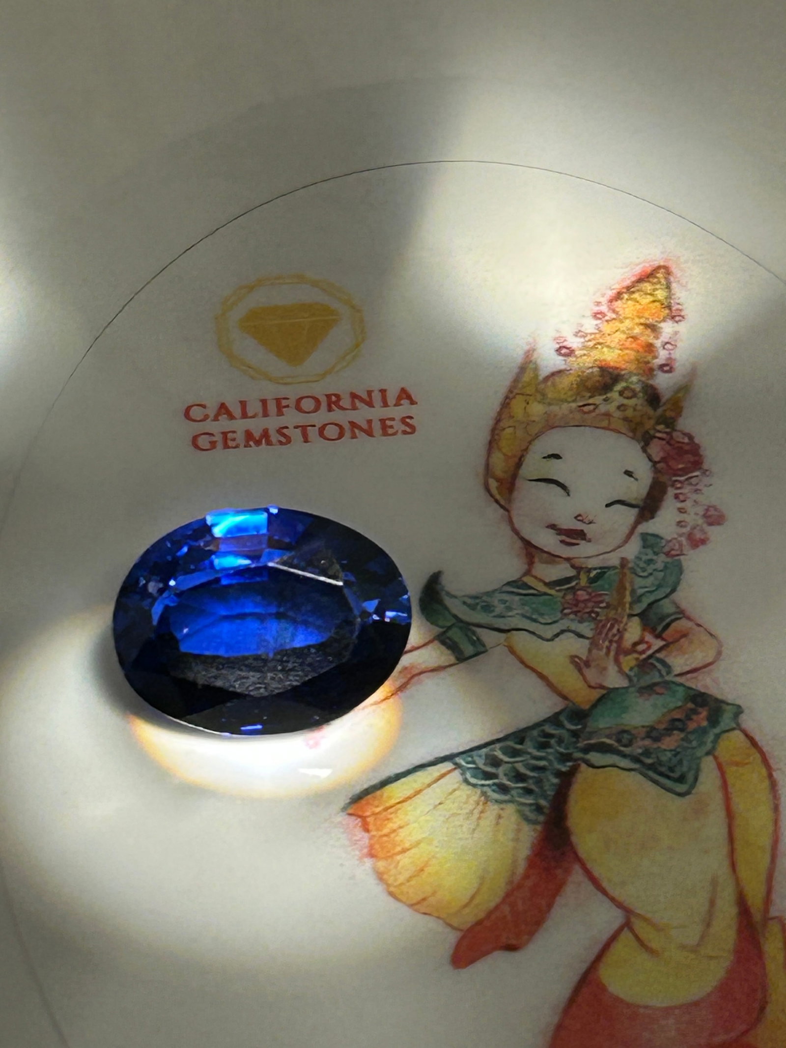 9.00 Carat -- Natural Blue Sapphire ----Oval Cut----GGI Certified: A bold and luxurious gem. The oval shape is highly valued as it brilliantly elongates the finger while maximizing color saturation and returning stunning flashes of light.