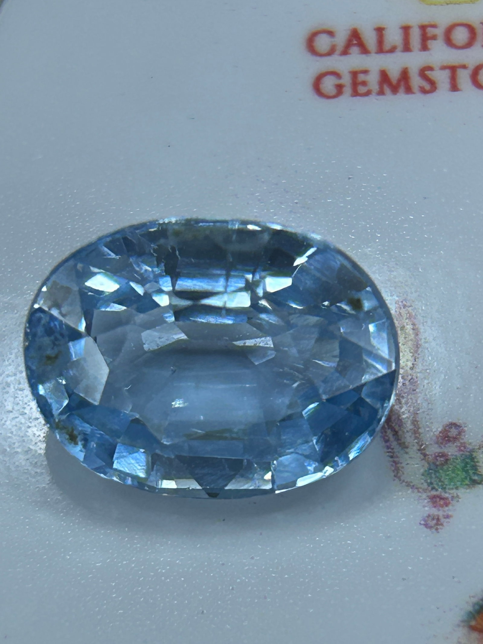7.0 Carat Brazilian Tourmaline Brilliant Oval Cut EGL Certified (1 of 4)