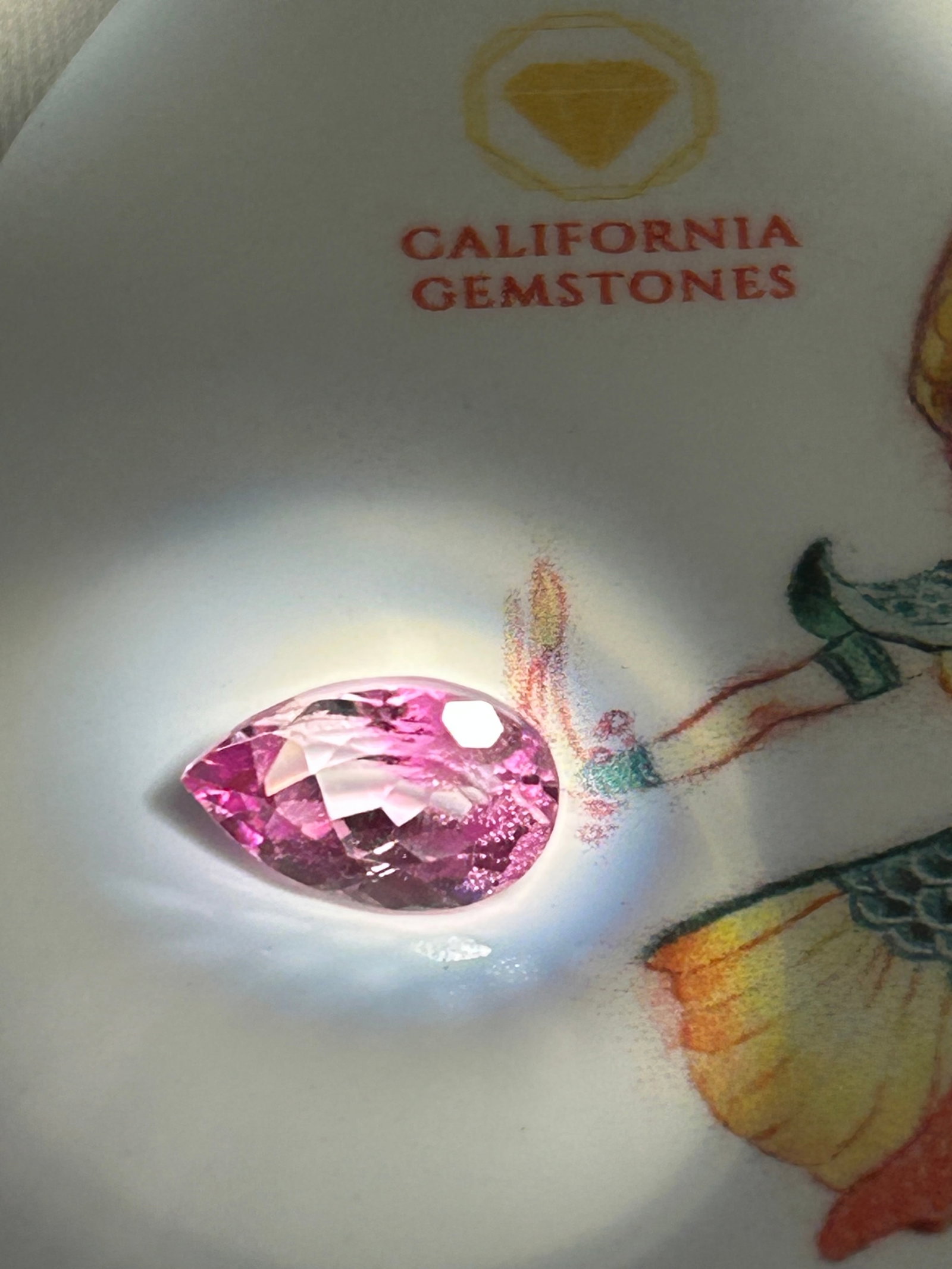 3.05 Carat ---- Natural Sri Lankan Pink Sapphire-- Brilliant Pear Cut -- AGL Certified