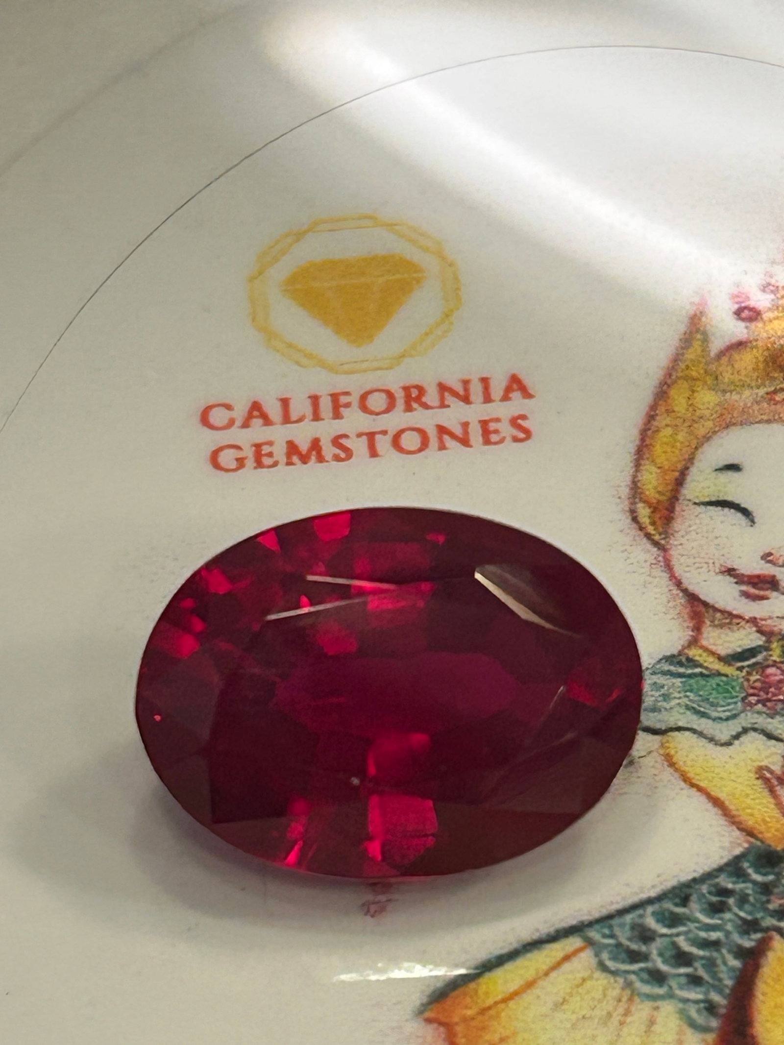 9.60 Carat -- Natural Mozambique Ruby---- Modified Oval Cut - 2