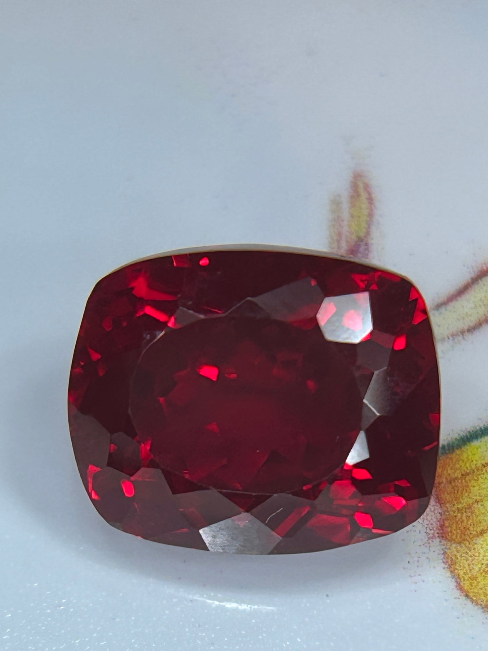 10.00 Carat Natural Myanmar Ruby Mix Oval Cushion Cut EGL Certified: Burmese rubies are historically the most coveted in the world due to their unique fluorescent properties and deep, saturated red color.