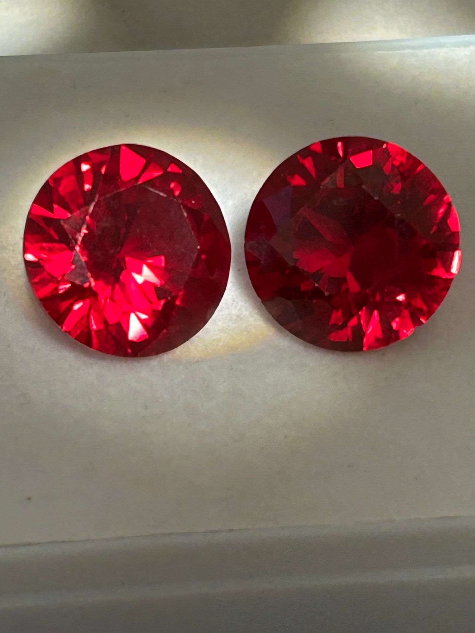 10.40 Carat Mozambique Blood Ruby Round Cut GIR Certified (1 of 4)