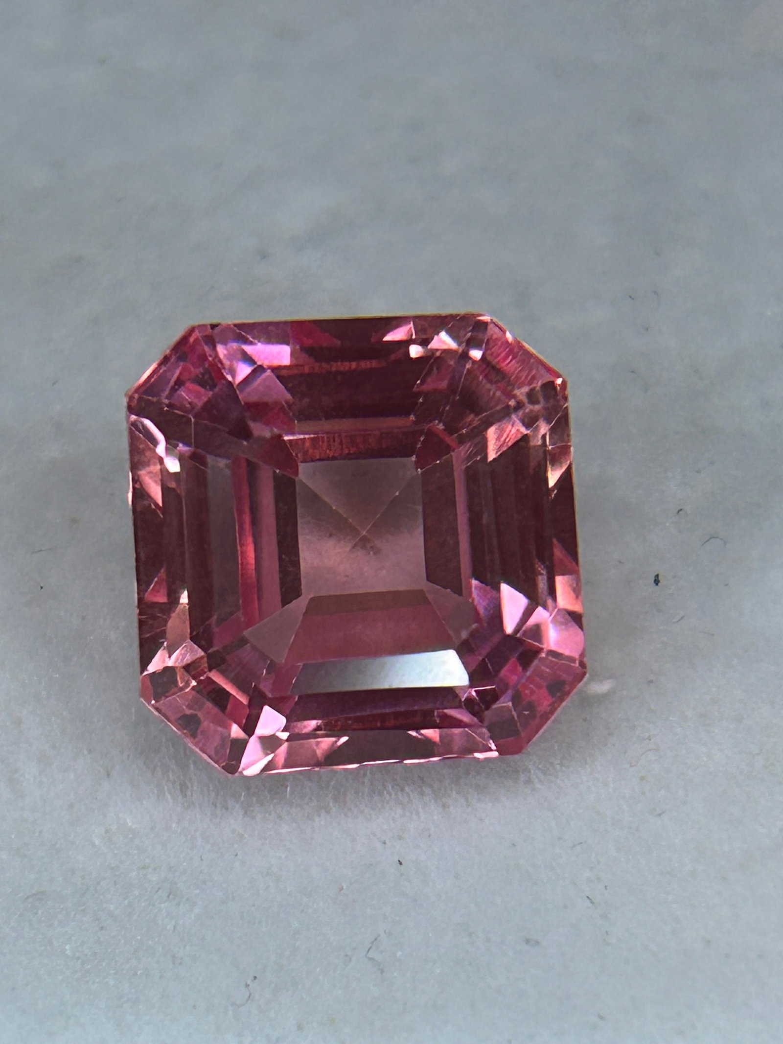 12.00 Carat --Natural Padparascha Sapphire ---Asscher Cut --- EGL Certified (1 of 4)