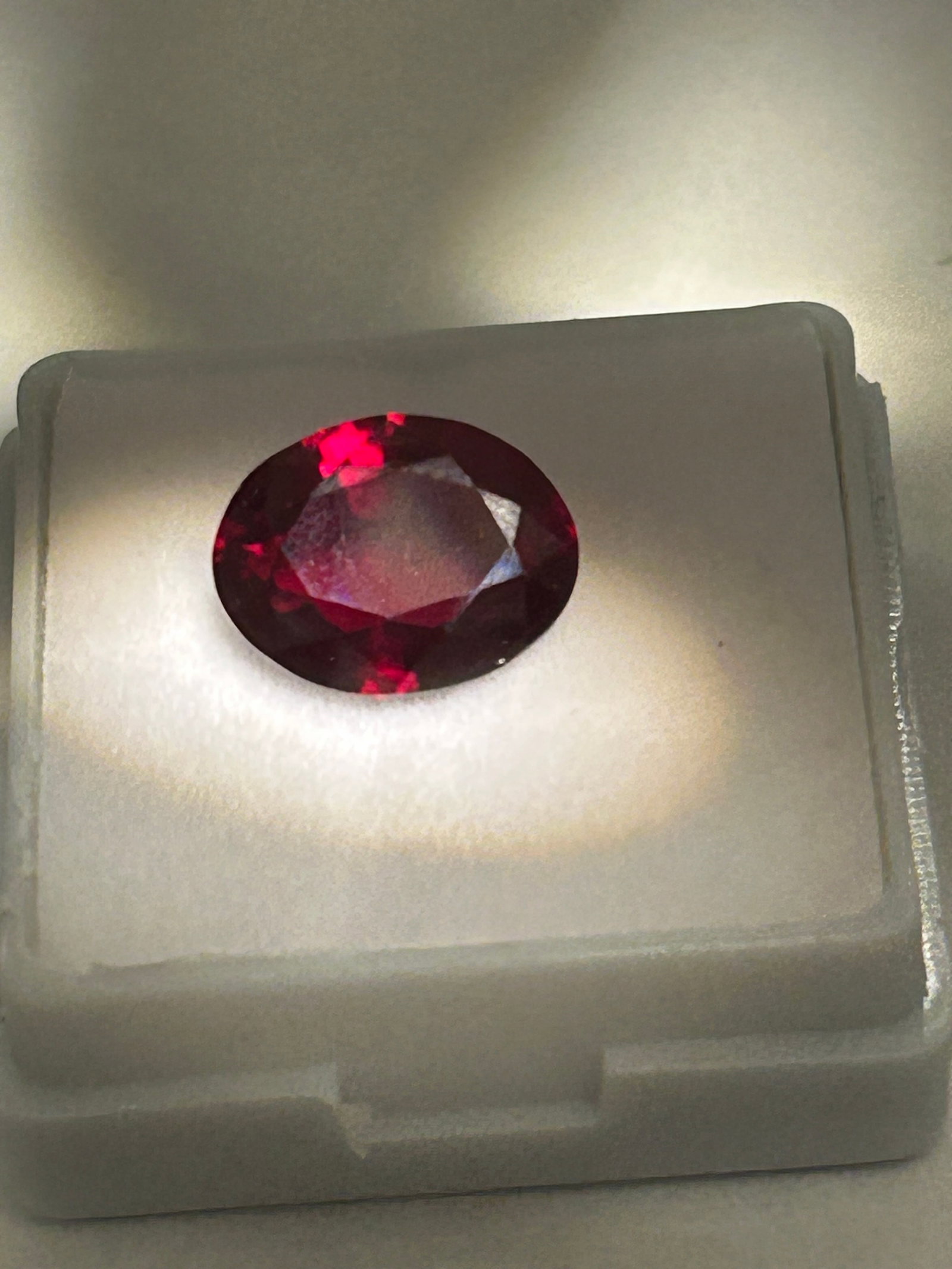 6.60 Carat ---- Natural Myanmar Red Ruby ---- Oval Cut (1 of 4)