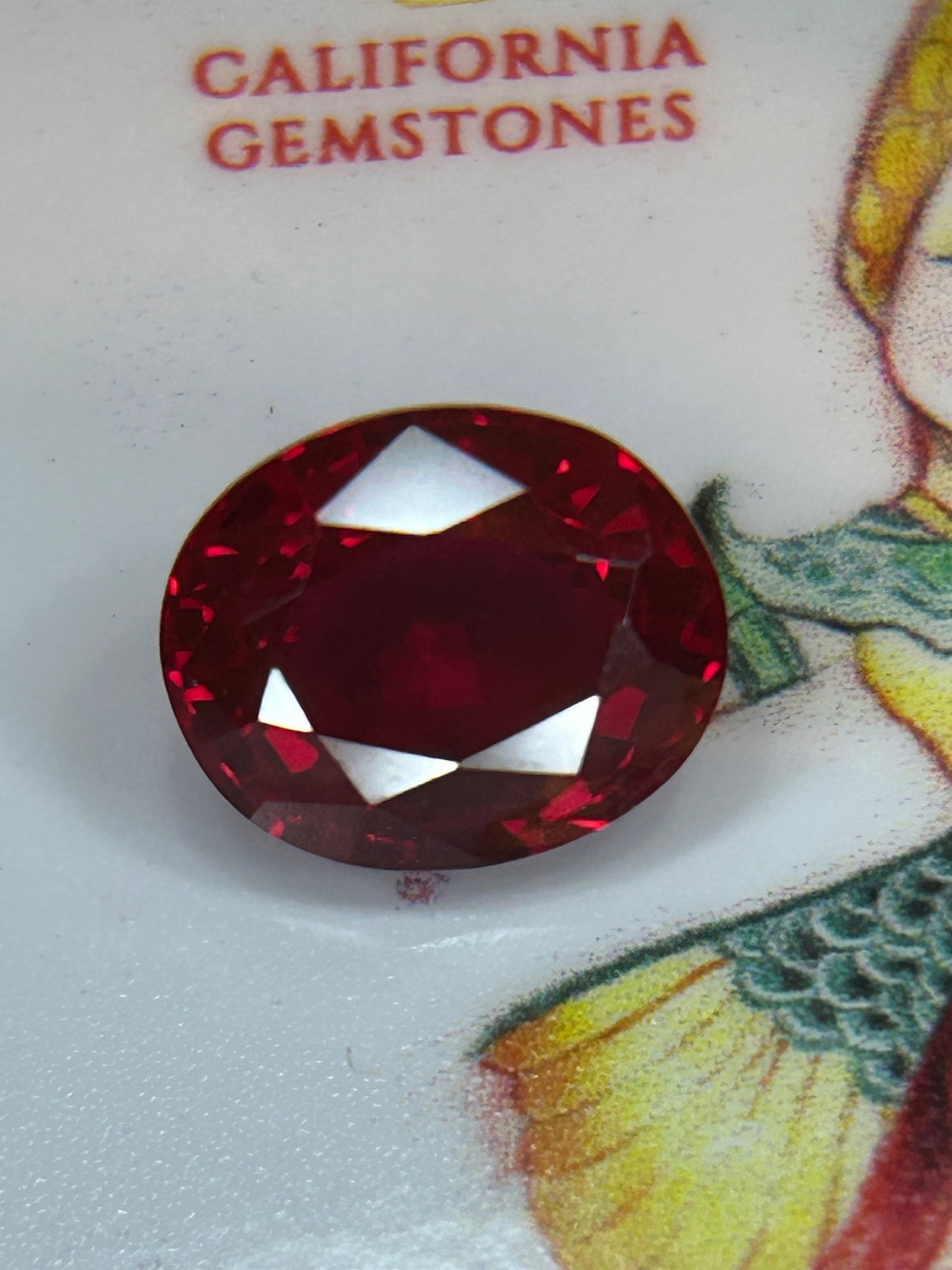 6.40 Carat ---- Natural Myanmar Ruby---- Oval Cut - 2