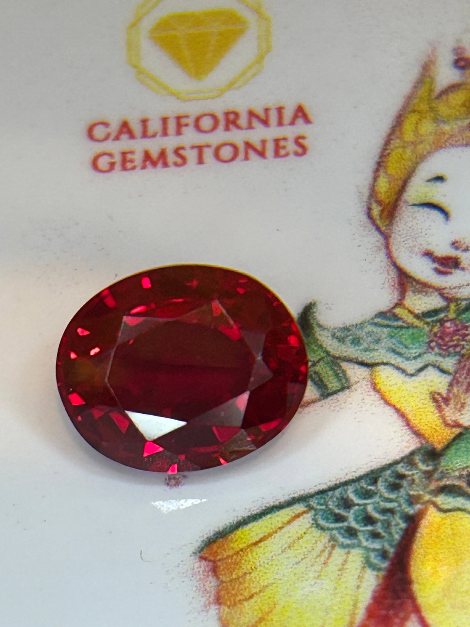 6.40 Carat ---- Natural Myanmar Ruby---- Oval Cut - 3