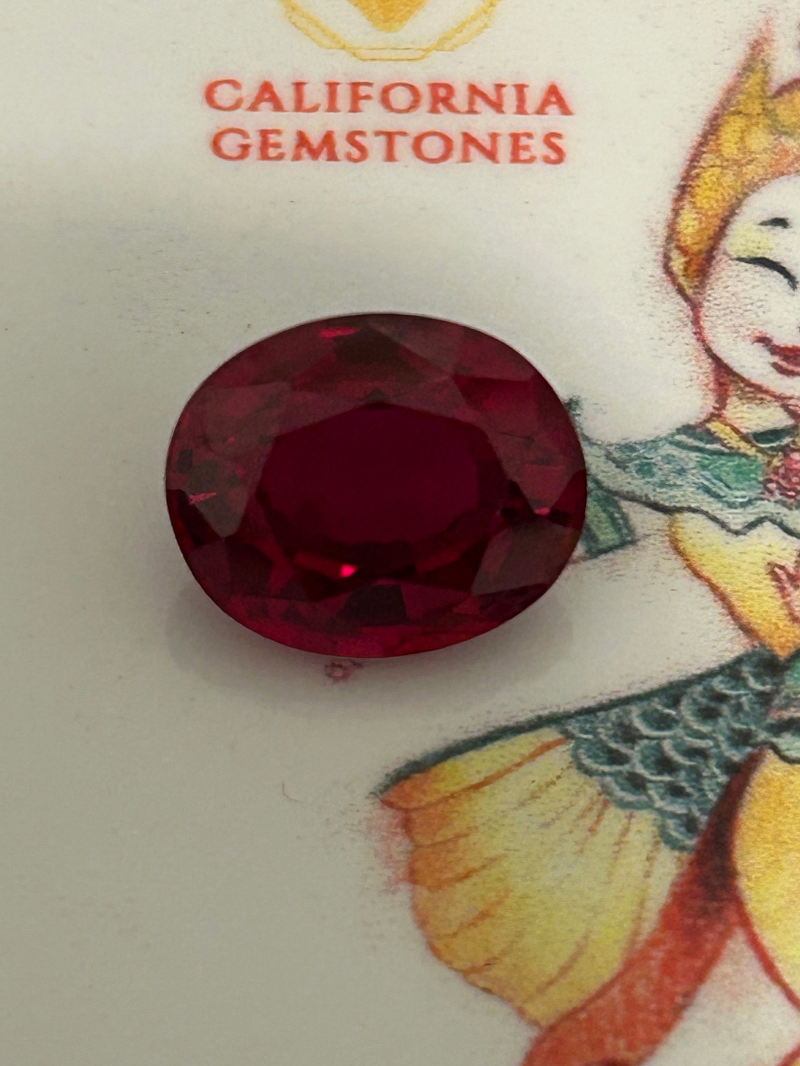 6.40 Carat ---- Natural Myanmar Ruby---- Oval Cut - 4