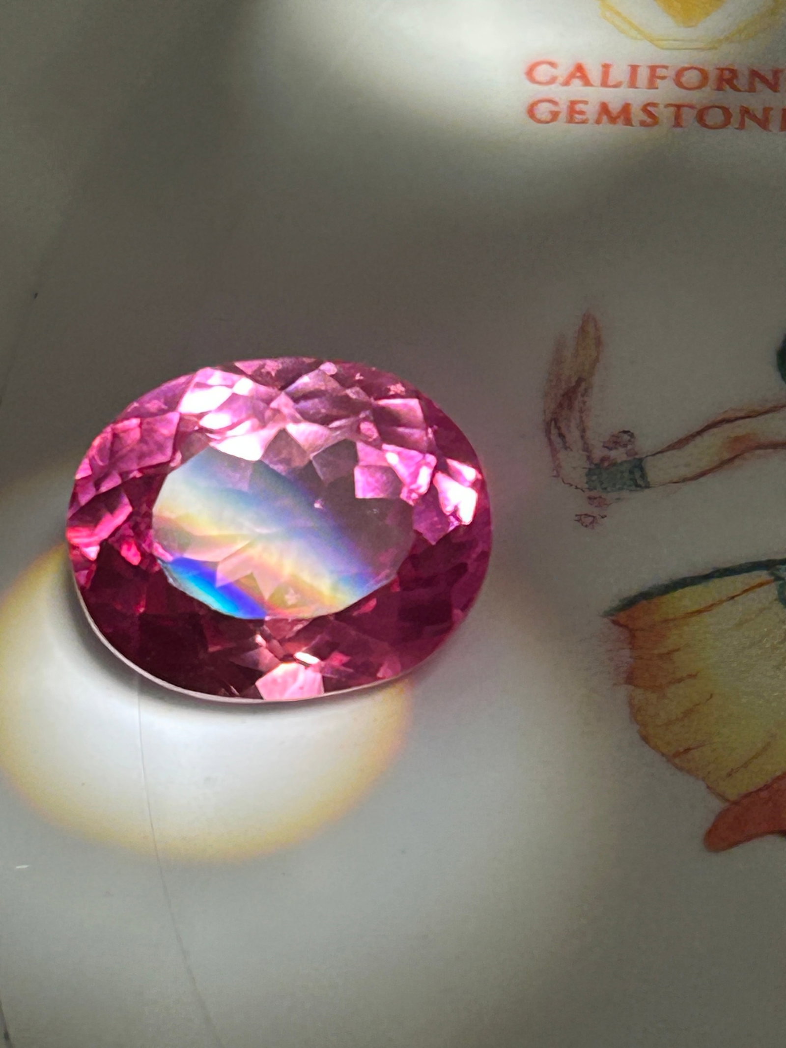 11.00 Carat ----Natural Burmese Pink Sapphire---- Brilliant Oval Cut