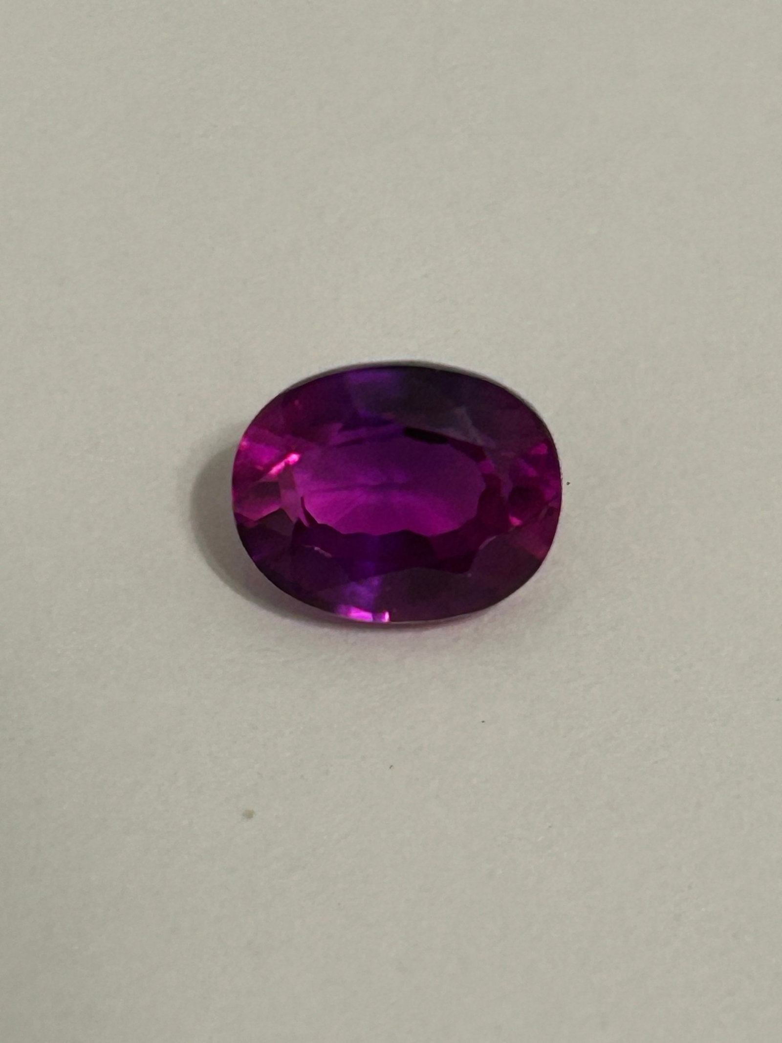 2.87 Carat --- Mogok Pink Ruby--- Oval Cut - 3