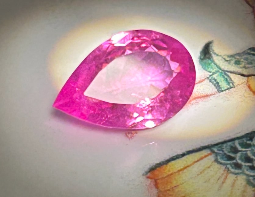 1.70 Carat ---- Natural Blue Sapphire ----Pear Cut: A striking pear cut gemstone. This elegant teardrop shape make it an ideal centerpiece for fine jewelry, such as a custom engagement ring or a statement pendant.