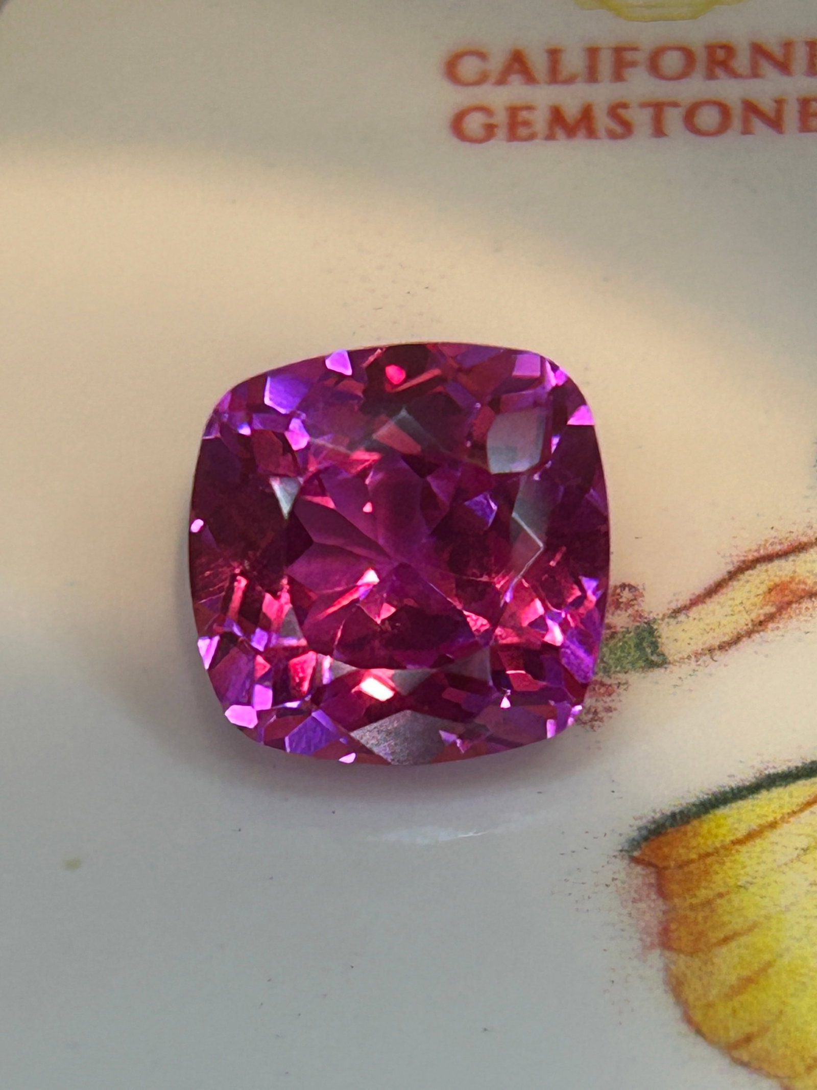11.20 Carat Natural Mogok Pink Ruby Cushion Cut: High clarity grade, loupe-clean. A highly sought-after, collector-grade loose gemstone. Sourced from the historic Mogok Valley in Myanmar (Burma)—a region world-renowned for producing the finest cor