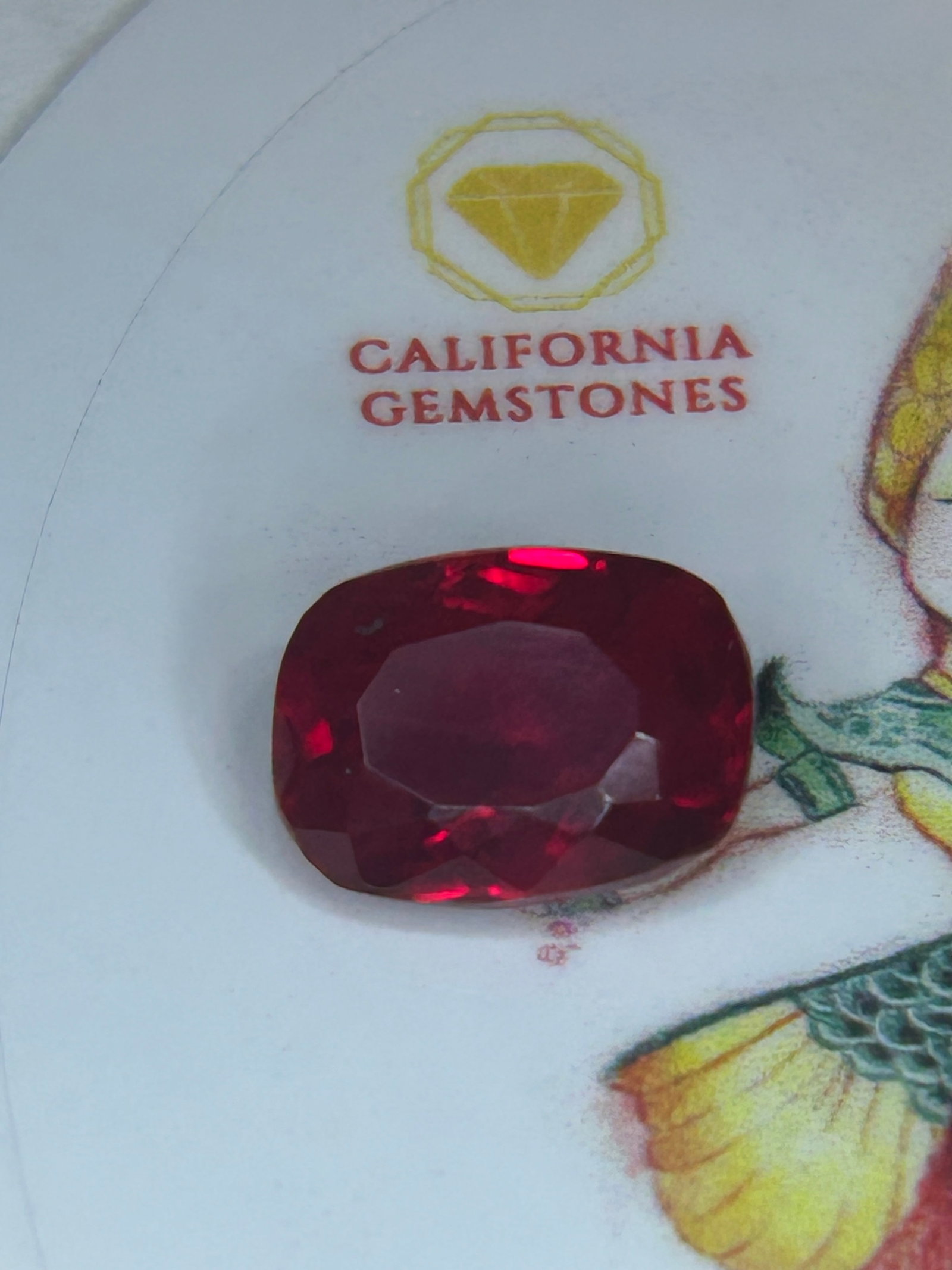 6.5 Carat ---- Natural Ruby ---- Mixed Oval Cushion Cut - 2