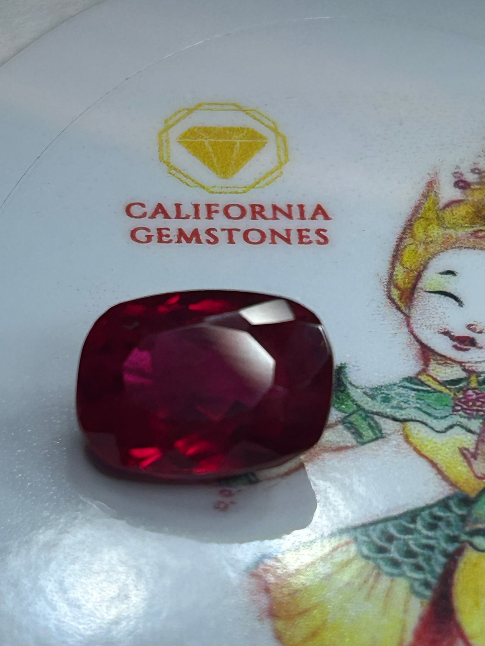 6.5 Carat ---- Natural Ruby ---- Mixed Oval Cushion Cut - 3