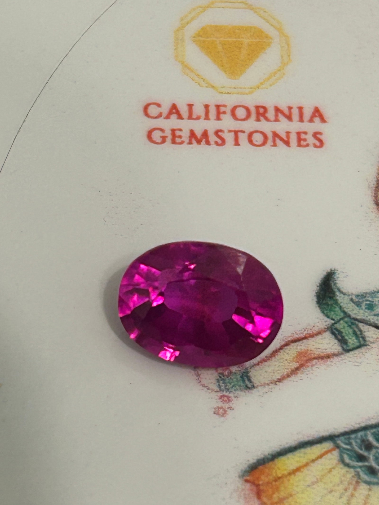 2.87 Carat ---- Natural Mogok Pink Ruby----Oval Cut - 2