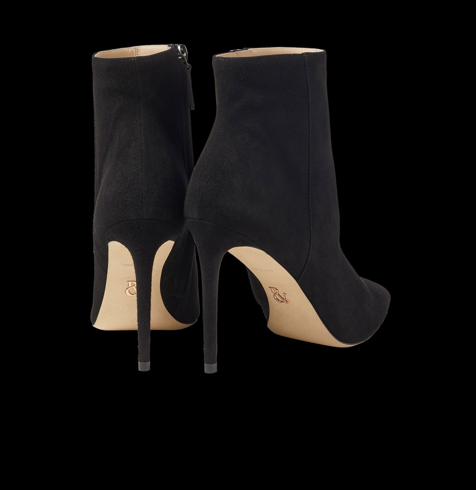 Pair of Ralph & Russo Classic Ankle Boots, Black/ Gunmetal, With Box & Dust Bags. EU Size 36. - 5