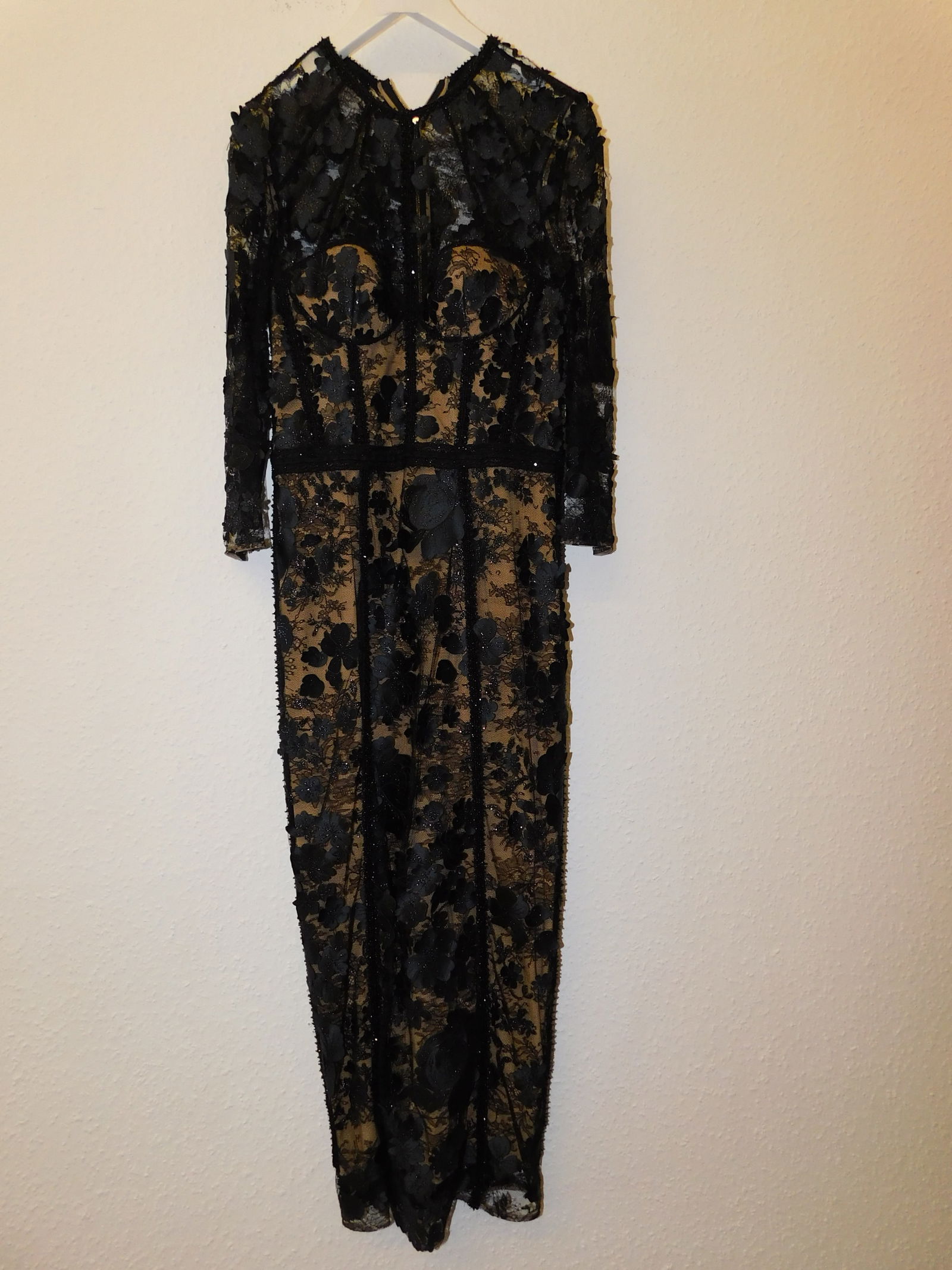 Ralph & Russo RW17w DRS Dress, Lace Black, Size 36 - 2