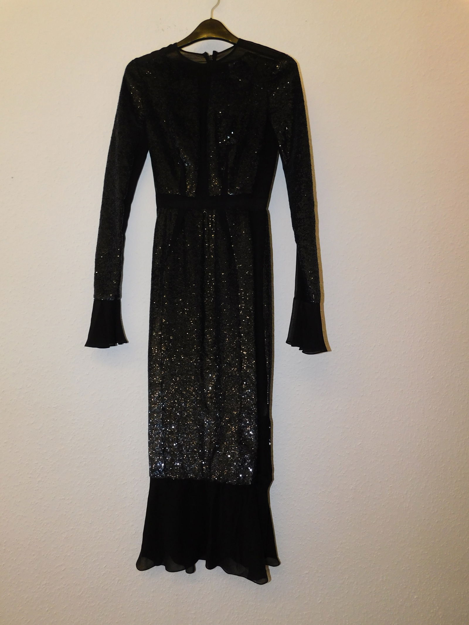 Ralph & Russo 17W DRS018 Sequin on Mesh Dress, Gunmetal, Size 34 (RRP £11,500) - 2