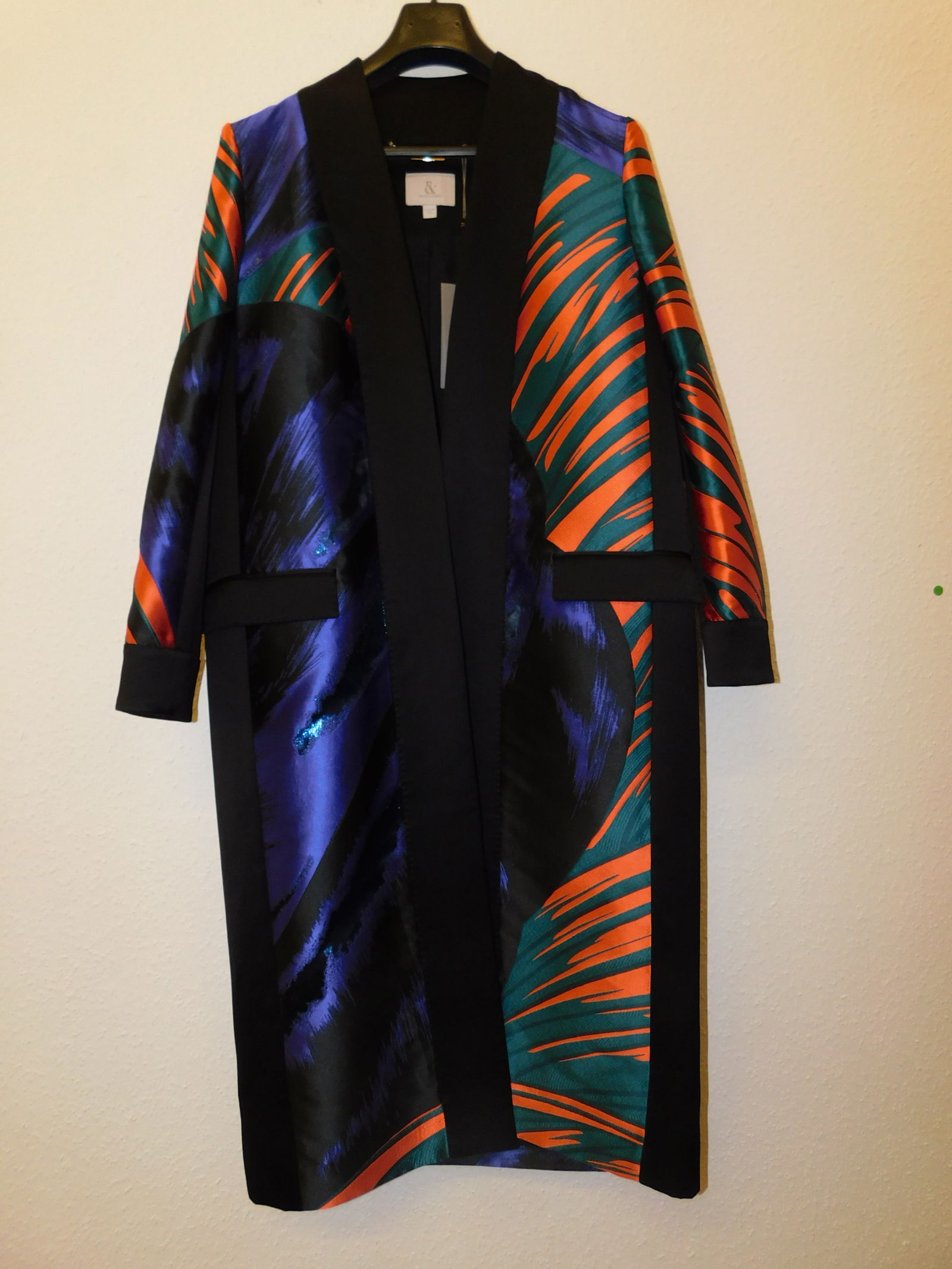 Ralph & Russo 19F11 C001 Oversize jacket, Multi Black, Size 40 (1 of 3)