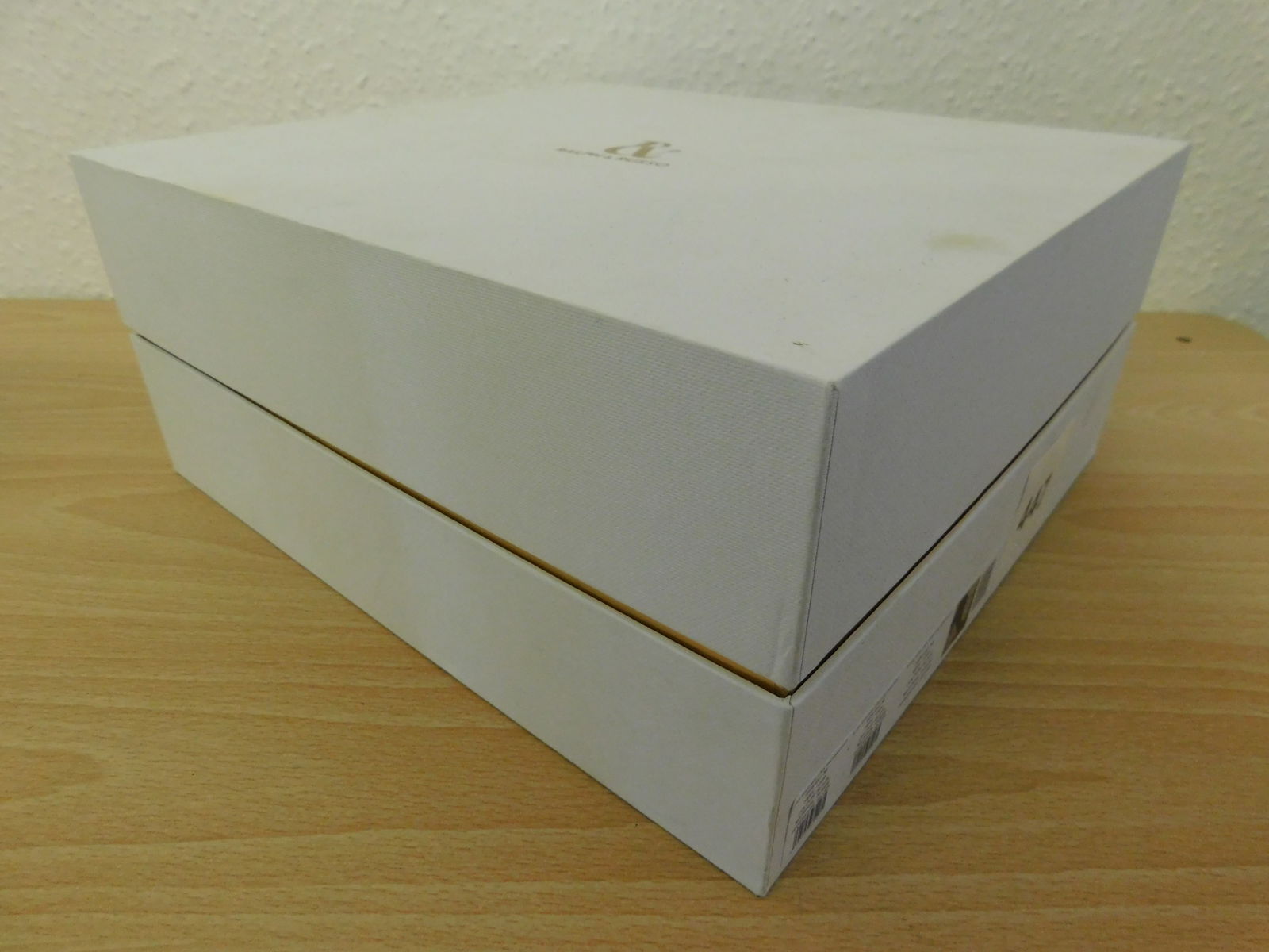 Pair of Ralph & Russo Eden Heel Open Toe Ankle Boots, Suede Fabric, Black/ Silver, With Box & Dust B - 3