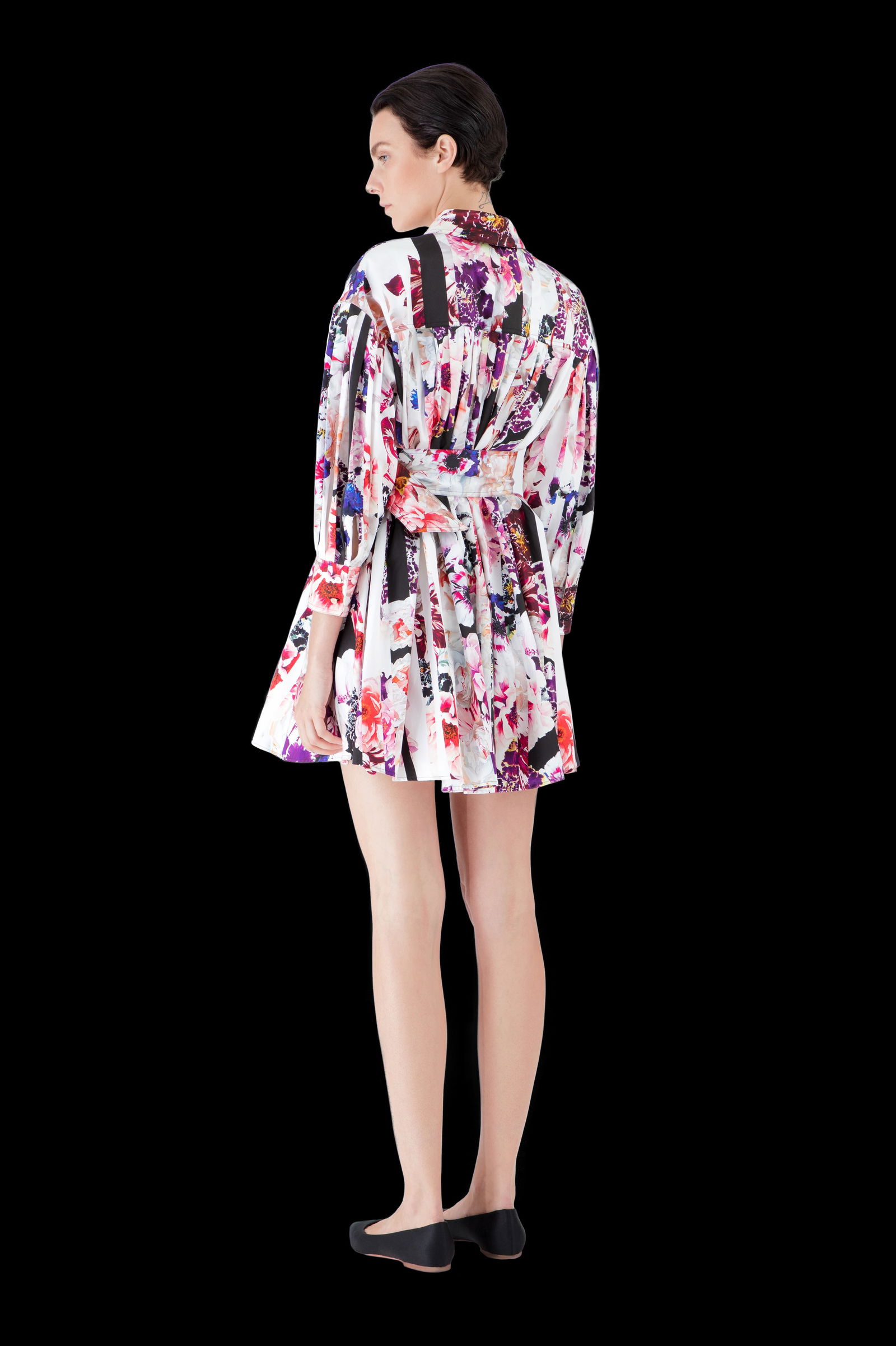 Ralph & Russo 19U11 D07 Dress, Multi Colour Floral, Size 42 - 2