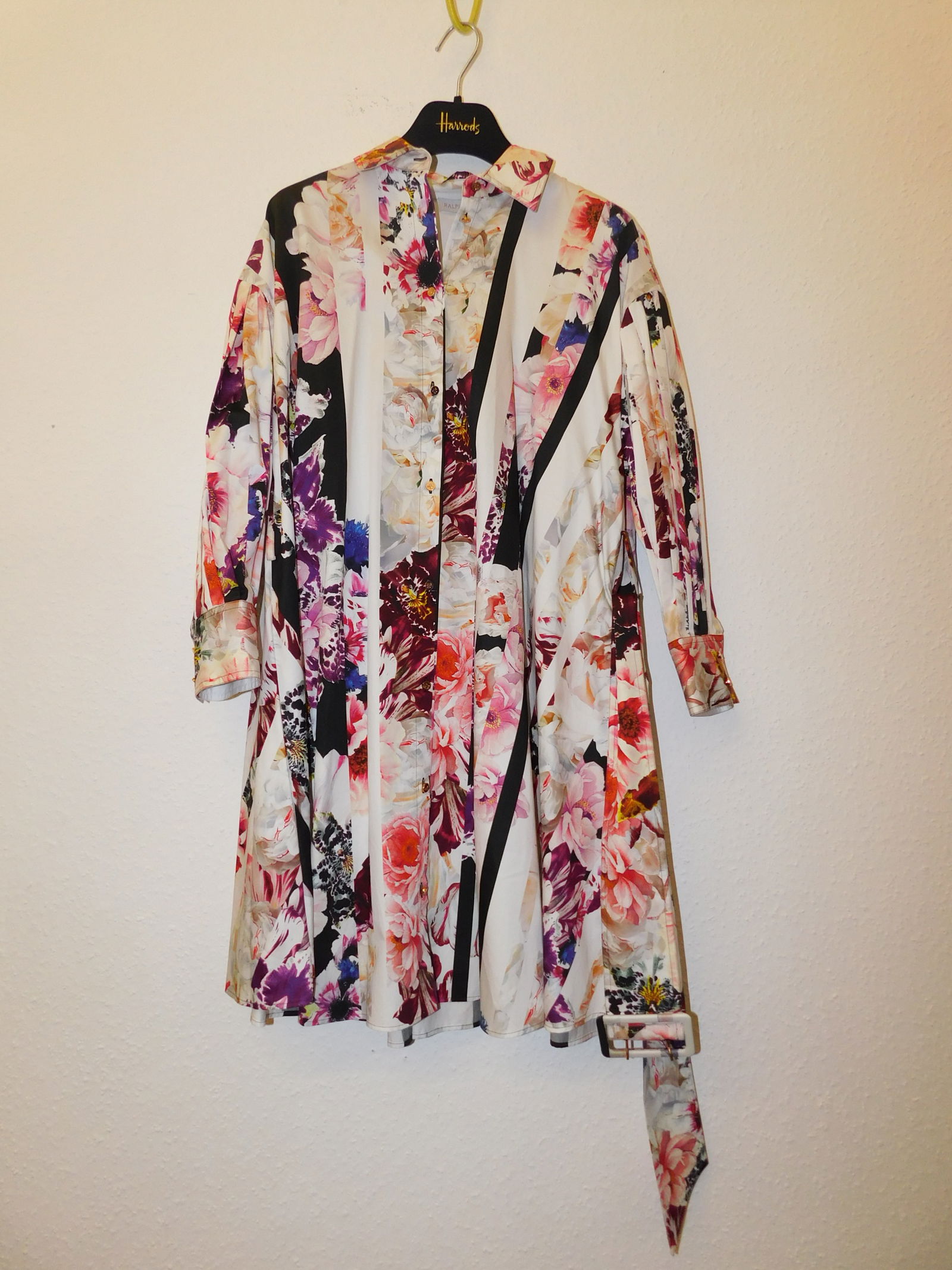 Ralph & Russo 19U11 D07 Dress, Multi Colour Floral, Size 42 - 3