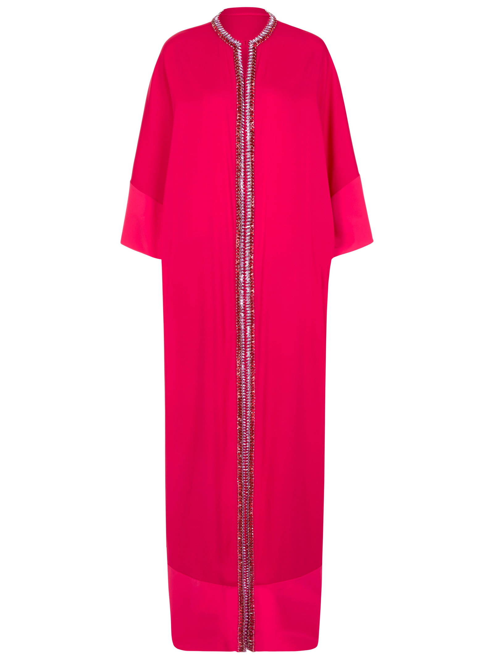 Ralph & Russo 19P11 E09 Long Jacket/ Dress, Passion Fruit Red, Medium (1 of 5)