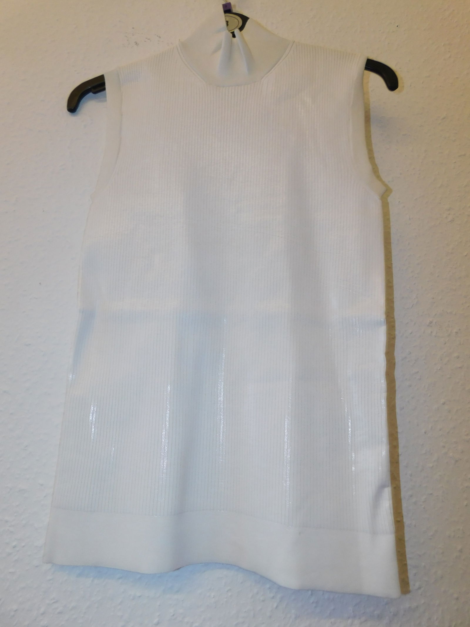 Ralph & Russo RW19P 13 T07 Medium (RRP £590) Silk Ribbed sleeveless top with high neck an - 5