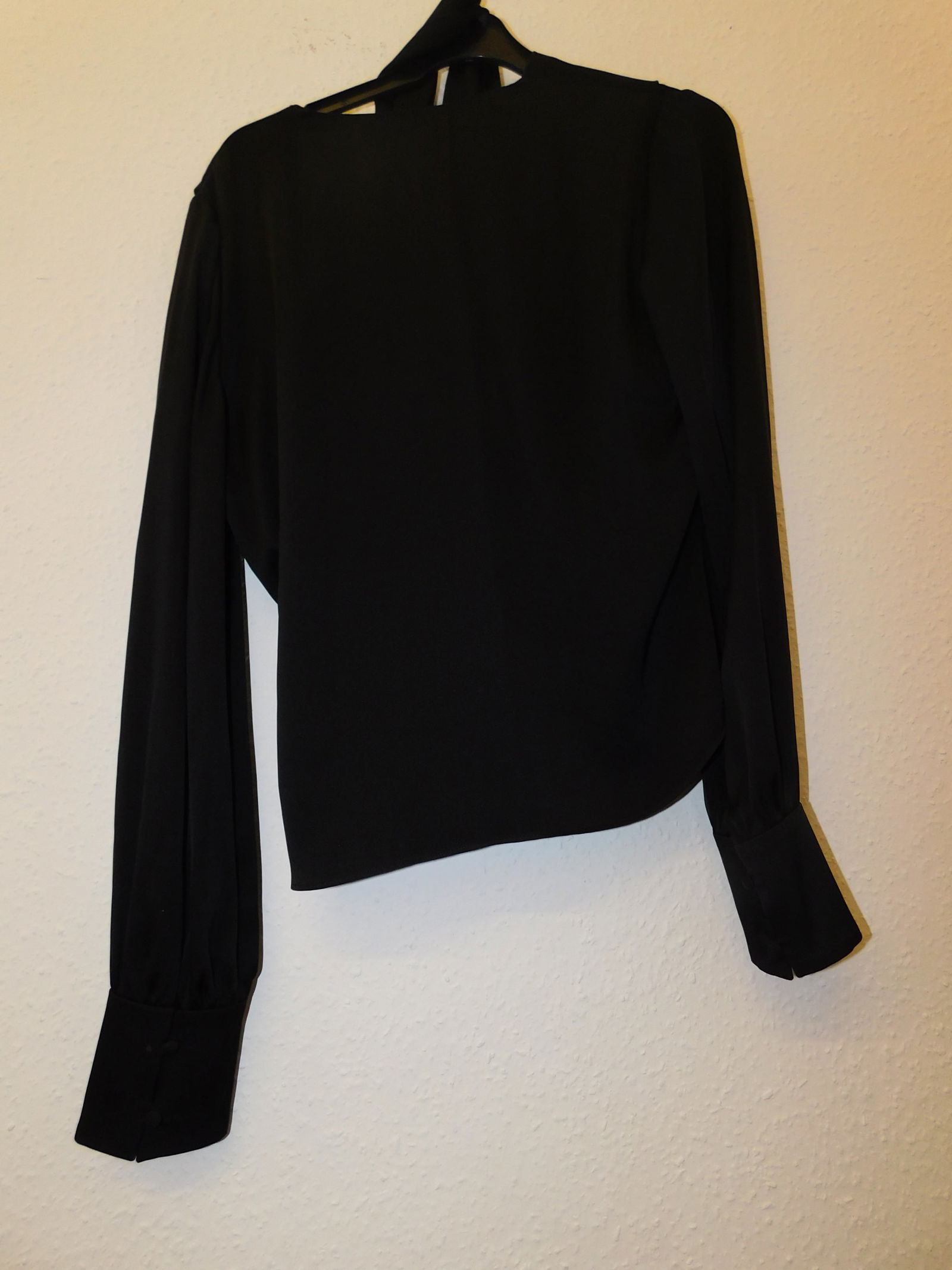 Ralph & Russo 19P 11 T38 SS04 Drape Blouse with Belt, Size 40 (RRP £990) Light silk crepe blous - 3