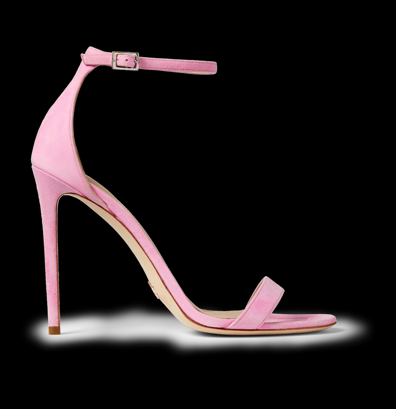 Pair of Ralph & Russo Plain Sandals, Suede Material, Pink/ Silver, With Box & Dust Bags. EU Size 36. - 2