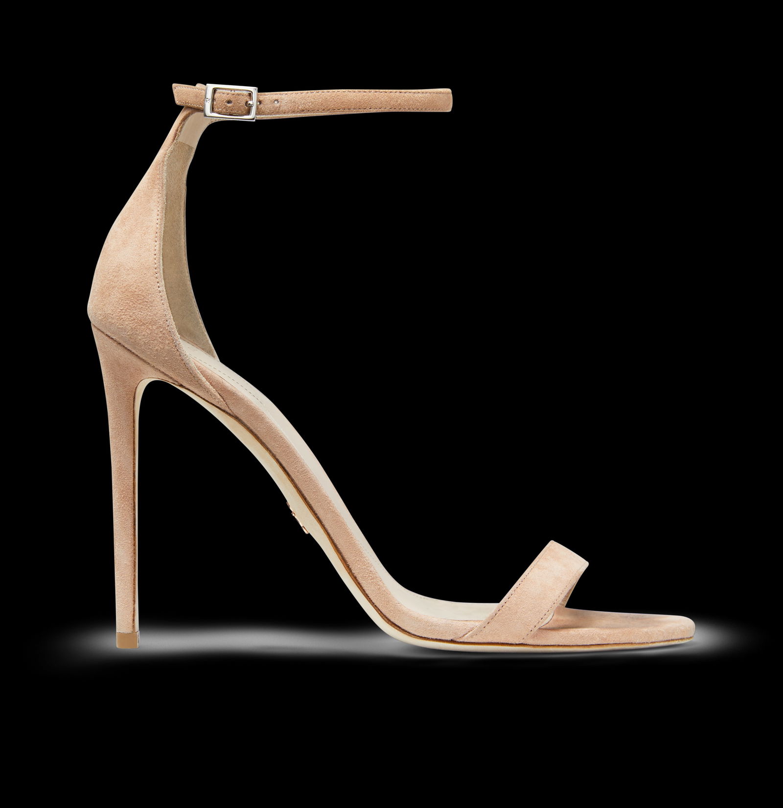 Pair of Ralph & Russo Plain Sandals, Suede Fabric, Tan/ Silver, With Box & Dust Bags. EU Size 36. - 2