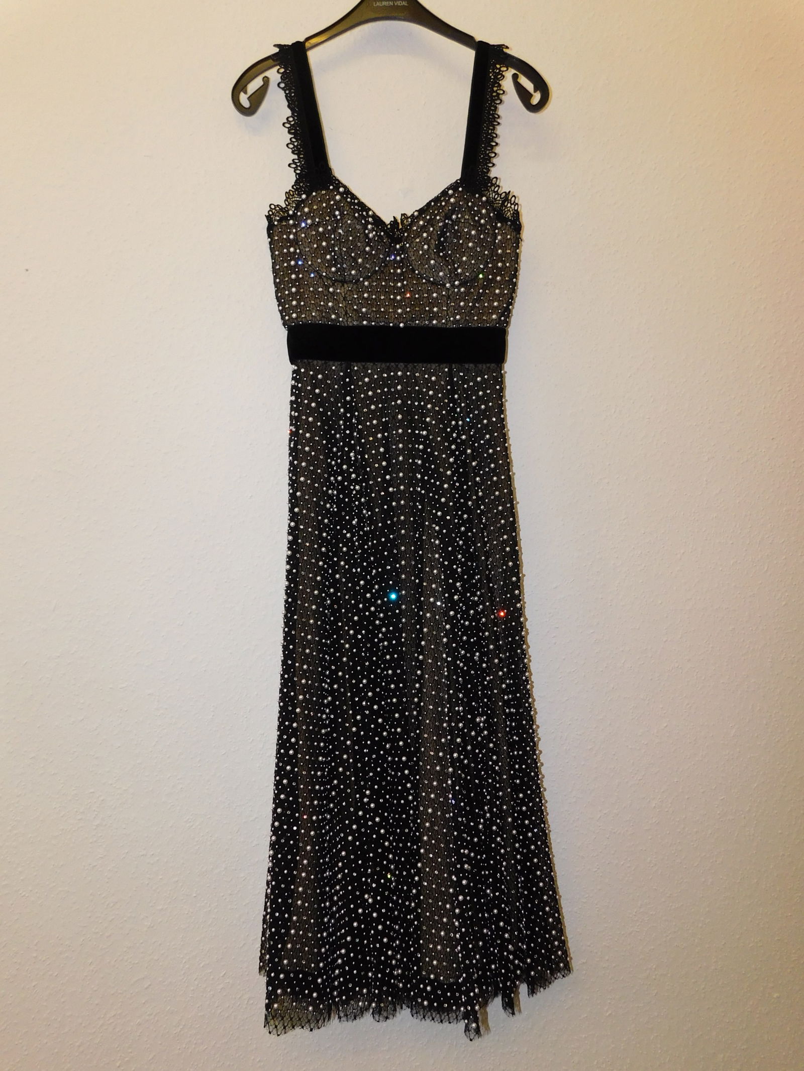 Ralph & Russo 20U 11 D227 Black Lace Bustier Dress, Black, Size 36 (RRP £9,900) - 5