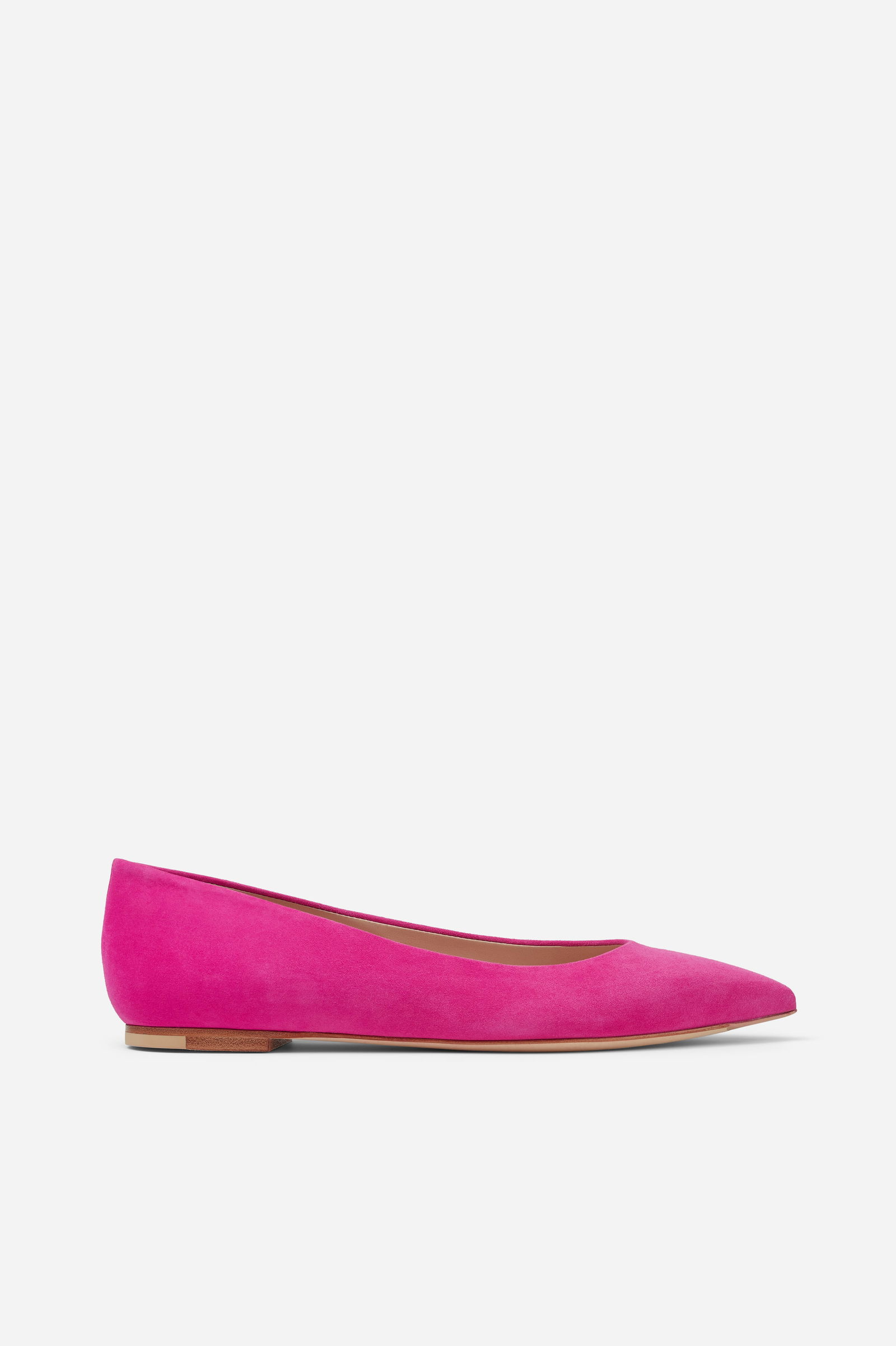 Pair of Ralph & Russo Ballerina Pointed Toe Pumps, Hot Pink, With Box & Dust Bags. EU Size 36. - 2