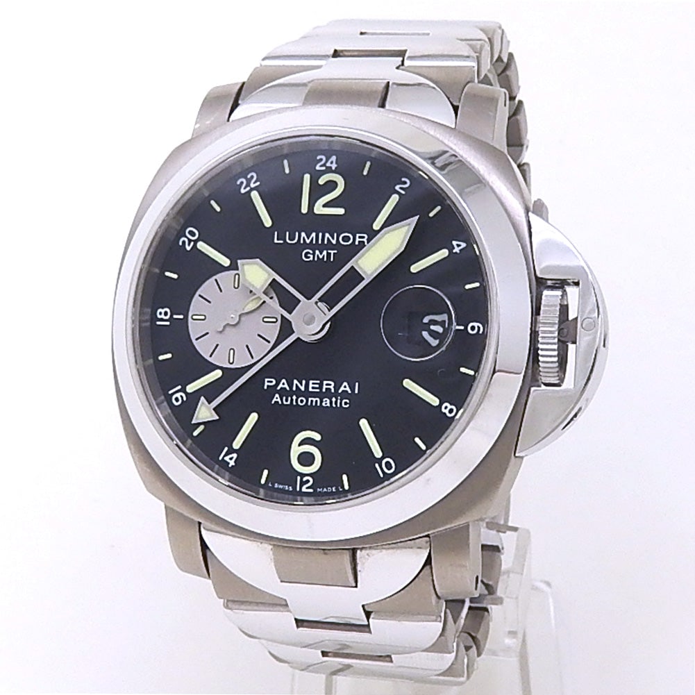 Panerai Luminor GMT PAM00161 Titanium Black Dial (1 of 5)