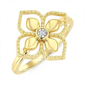 0.05 ctw Diamond 10K Yellow Gold Ring