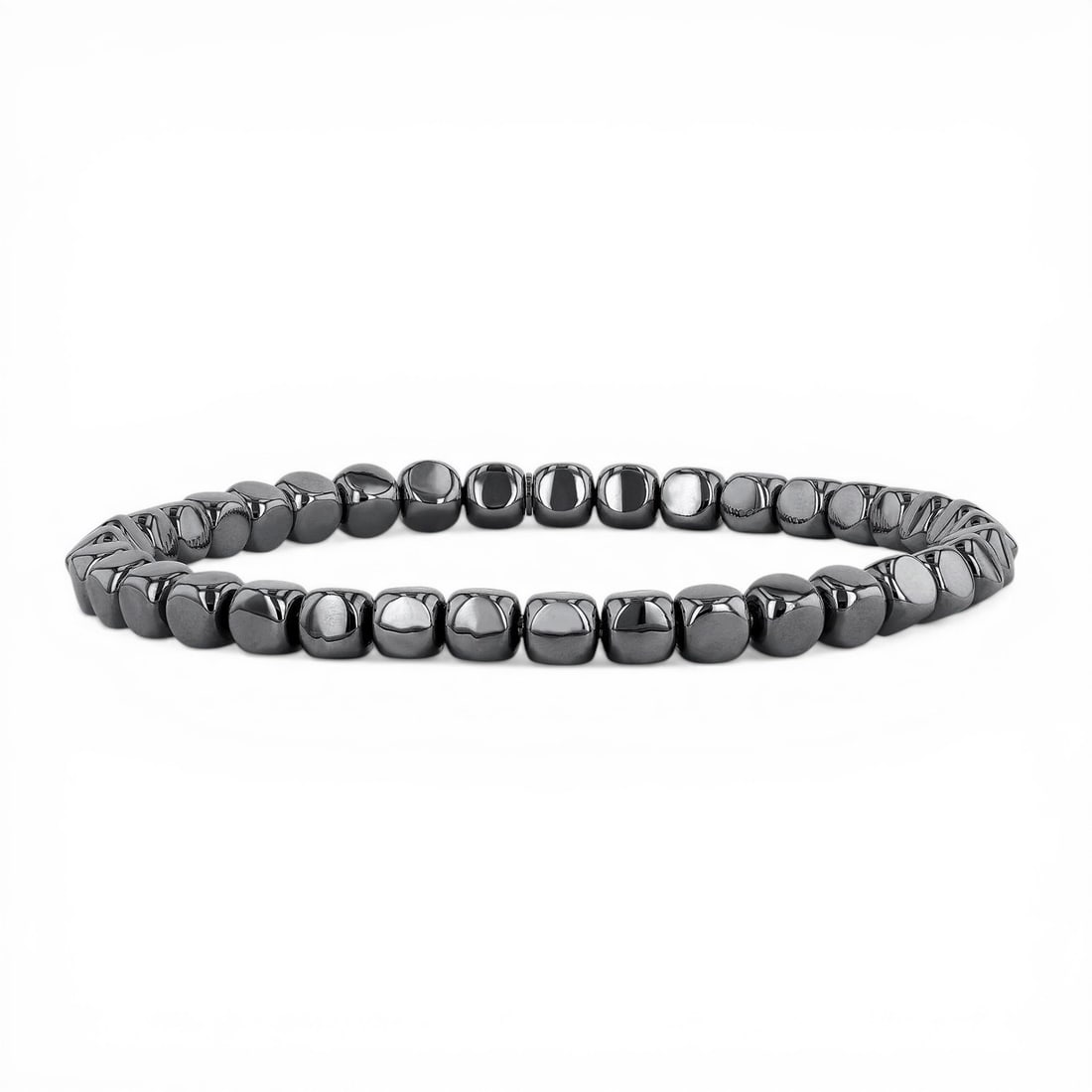 Sereno Bead Stretch Black Rhodium 18k White Gold Bracelet (1 of 2)