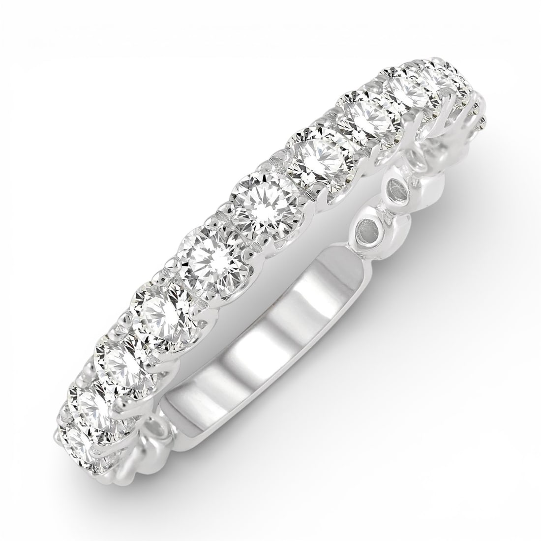 1.01 ctw White Diamond 14K White Gold Ring (1 of 3)
