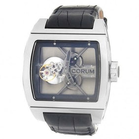 Corum Ti-Bridge Tourbillon 022.700.04/0F01 Titanium Skeleton Dial