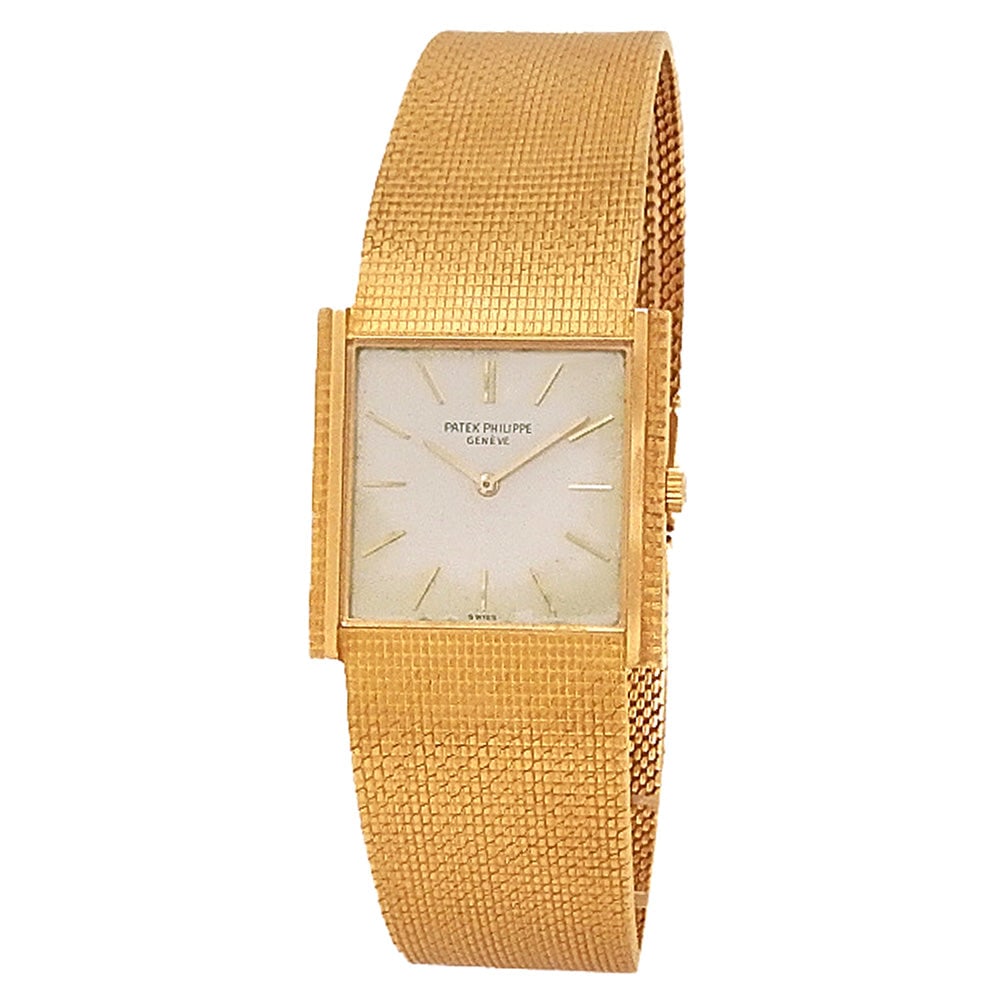 Patek Philippe Gondolo Vintage 3570/1 18k Yellow Gold Silver Dial (1 of 6)