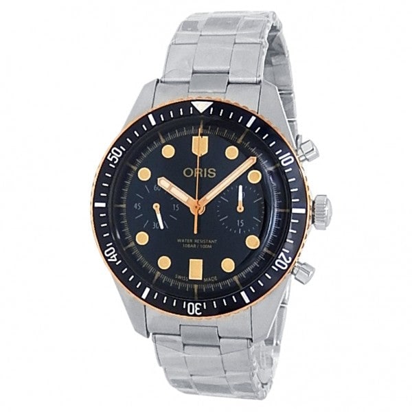 Oris Divers Sixty-Five Chronograph 01 771 7744 4354 Stainless Steel Black Dial (1 of 4)