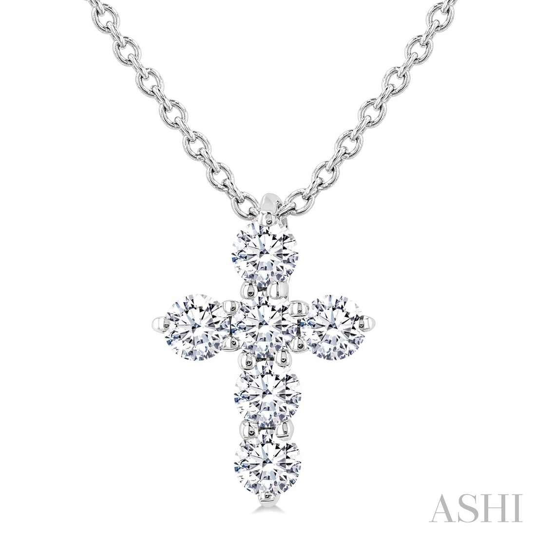 0.25 ctw Diamond Christian Cross 14K White Gold Pendant: Timeless and sophisticated, this elegant Christian Cross pendant featuring White Diamonds radiates enduring beauty. Securely held in a classic Cluster design, the pendant is forged from 0.25 grams of 