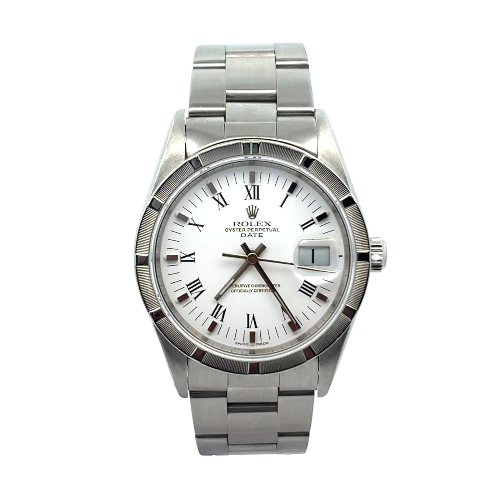 Rolex Datejust 15210 Stainless Steel Oyster White Roman Dial (1 of 4)