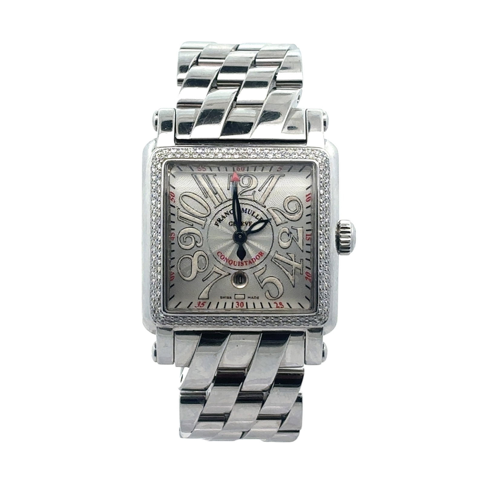 Franck Muller Conquistador Cortez 10000 HSC Stainless Steel White Arabic Dial (1 of 4)