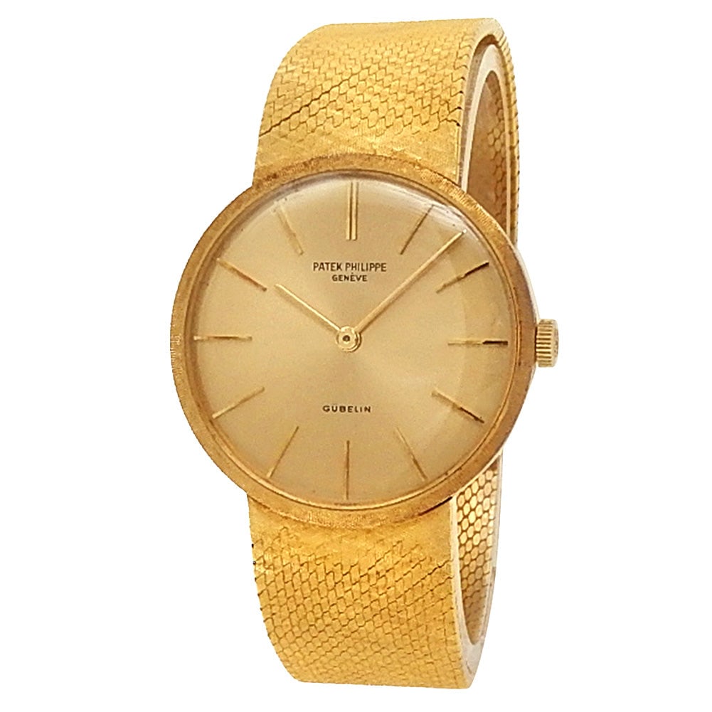 Patek Philippe Calatrava 3426/3 18k Yellow Gold Champagne Dial (1 of 5)