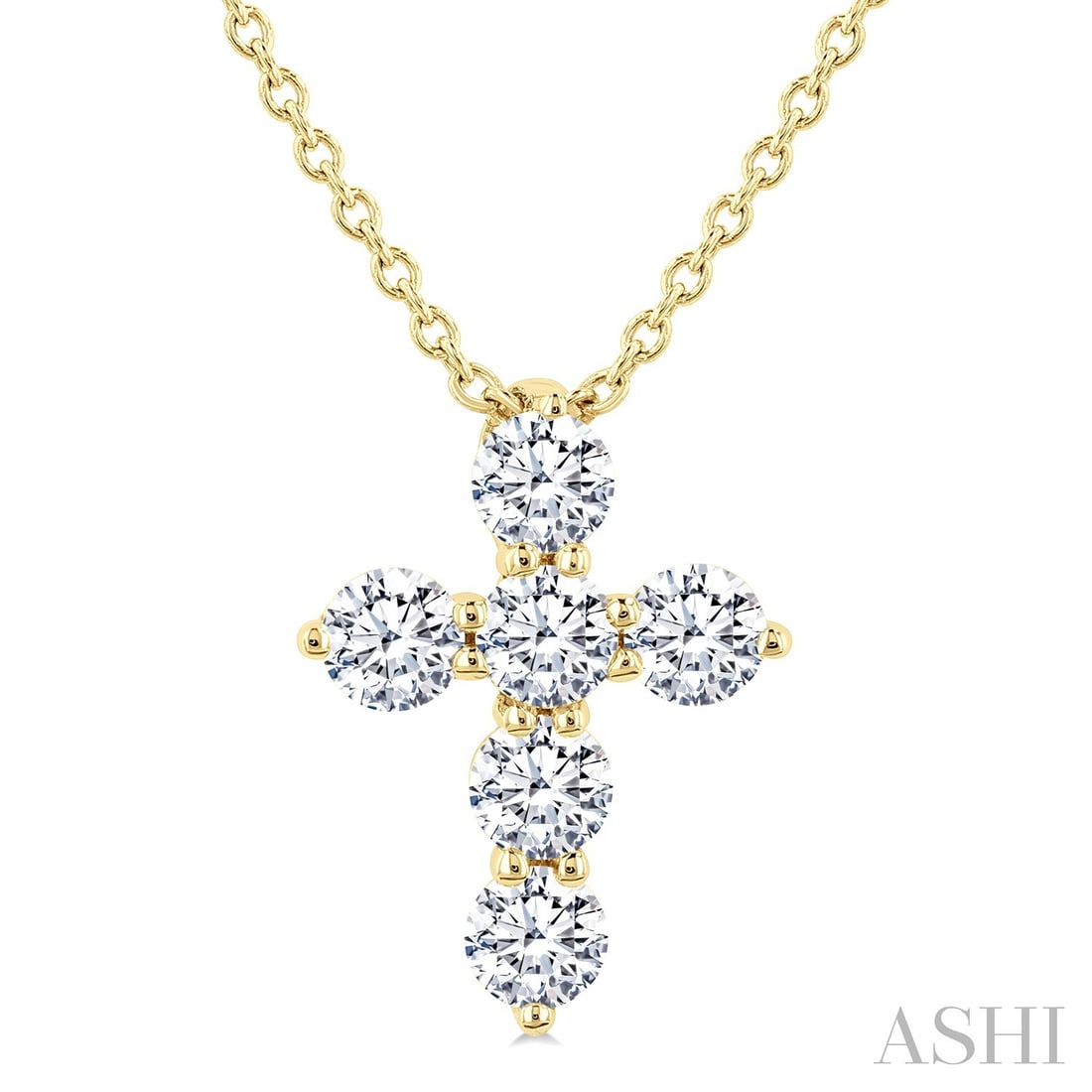 0.36 ctw Diamond Christian Cross 14K Yellow Gold Pendant Necklace: A vision of luxury, this exquisite Christian Cross pendant necklace featuring White Diamond defines sophistication. Expertly mounted in a Cluster setting, the pendant necklace is crafted in 0.3 grams 