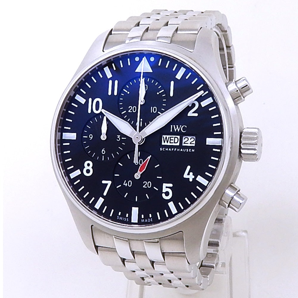 IWC Pilot's Chronograph IW378002 Stainless Steel Black Dial (1 of 7)