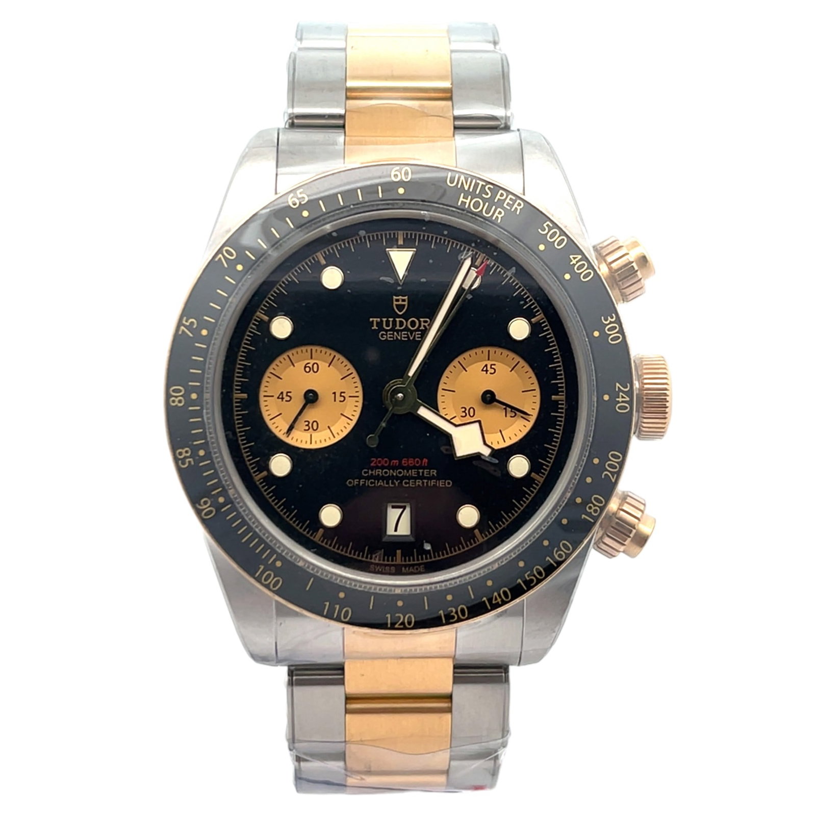 Tudor Black Bay Chrono S&G 79363N Two-Tone Black Dial (1 of 4)